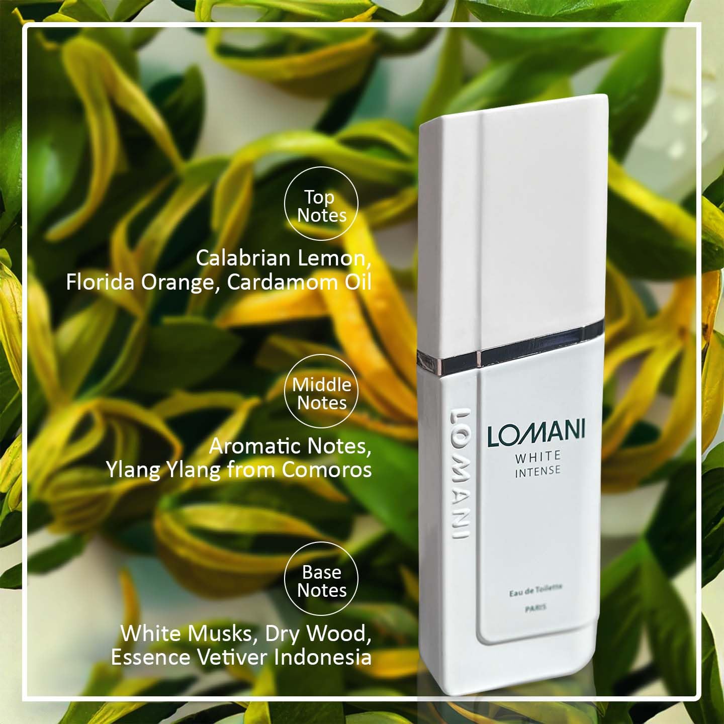 Foto 3 pulgar | Perfume Lomani Lomani White Intense Edt 100 Ml Para Hombre - Venta Internacional.