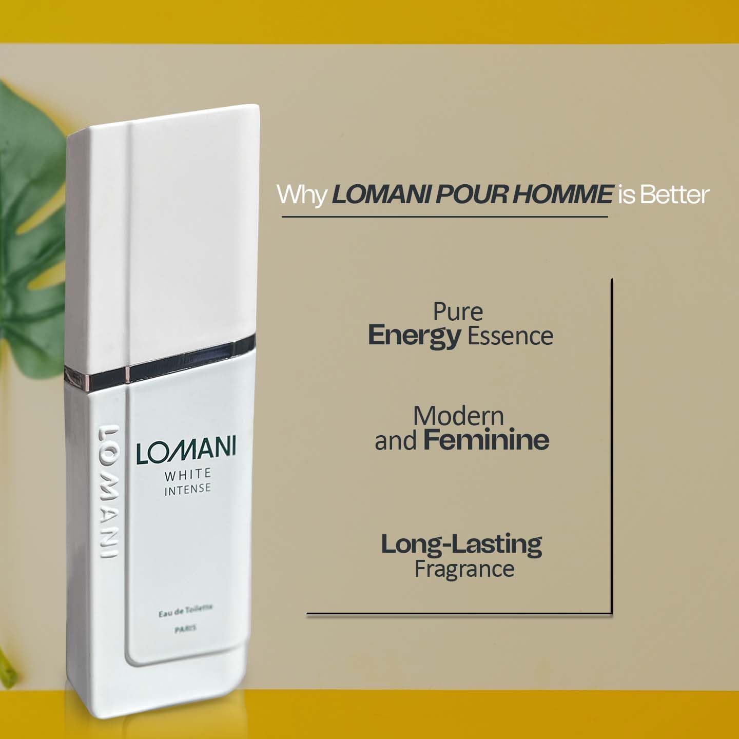 Foto 5 pulgar | Perfume Lomani Lomani White Intense Edt 100 Ml Para Hombre - Venta Internacional.