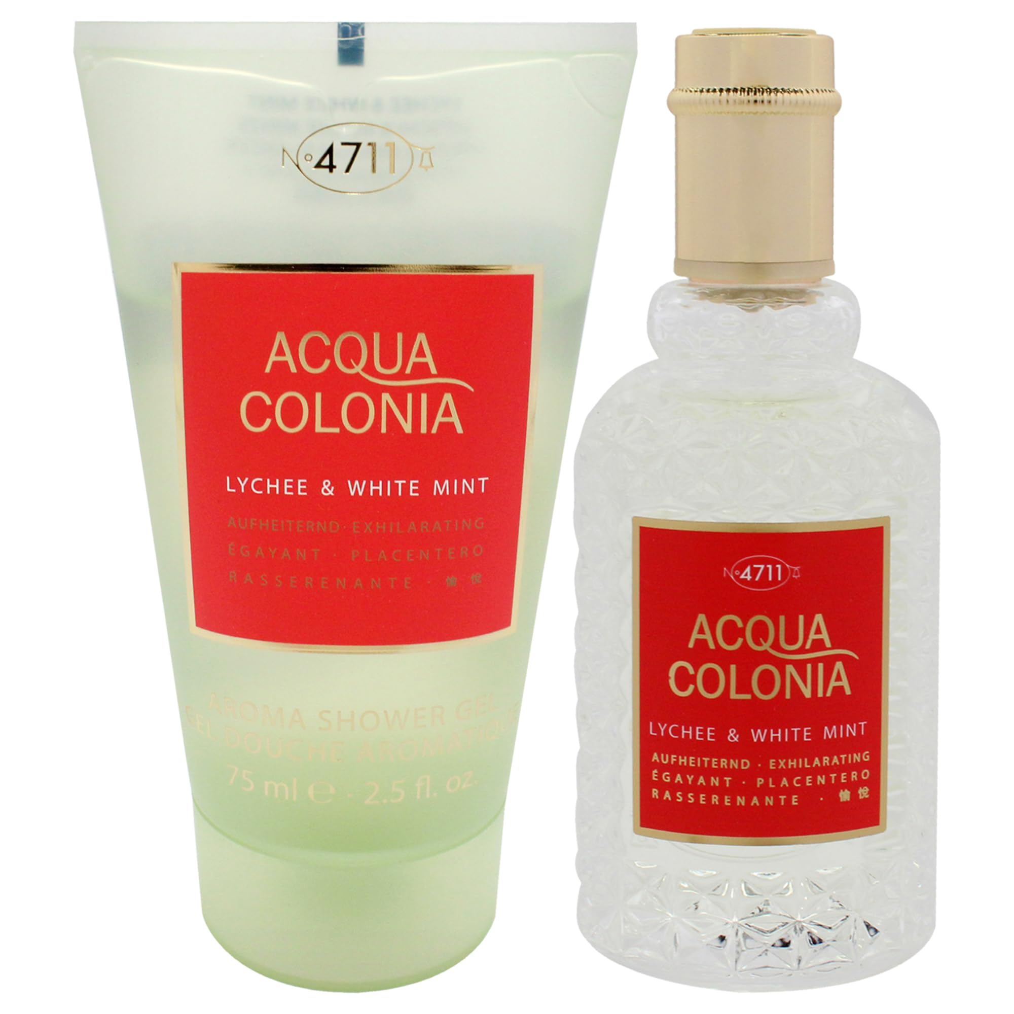 Foto 2 | Set De Regalo Perfume 4711 Acqua Colonia Con Lichi Y Menta Blanca De 50 Ml - Venta Internacional.