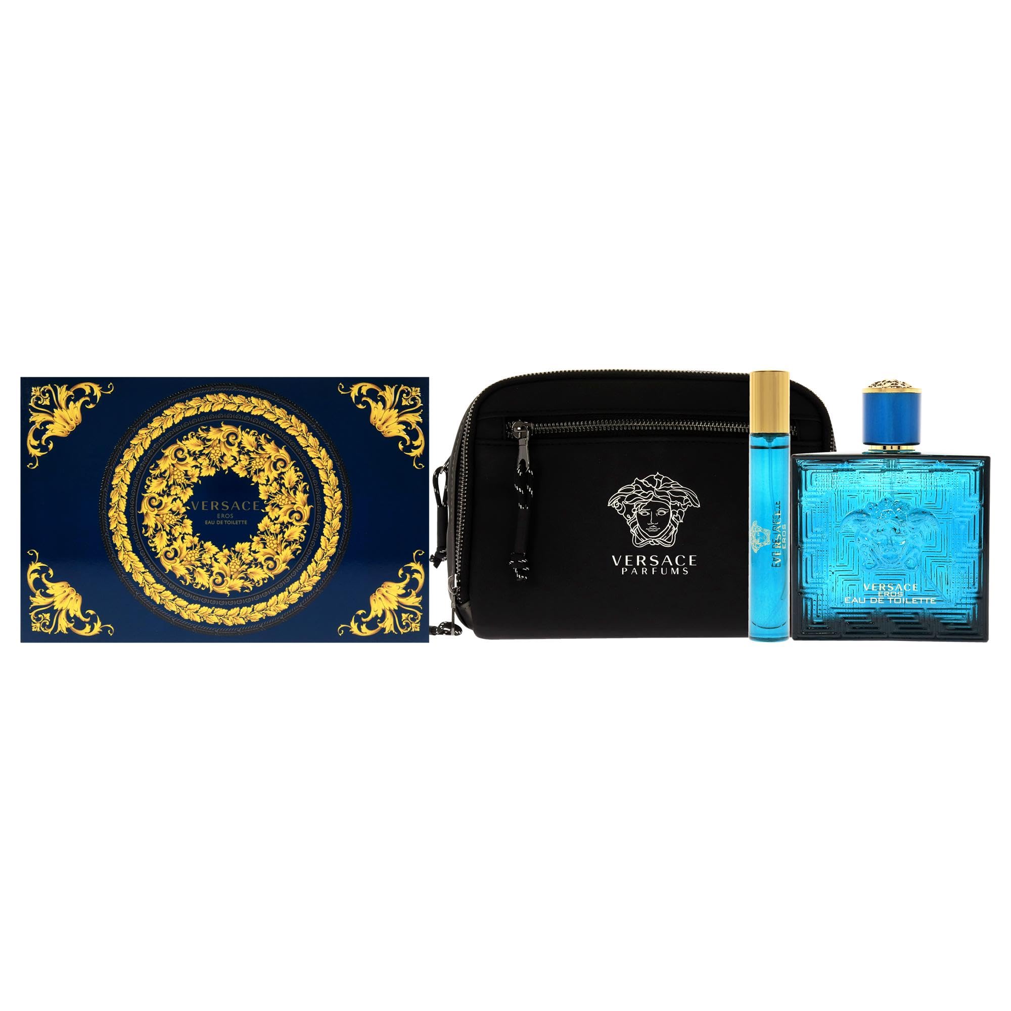 Foto 2 pulgar | Perfume Versace Eros EDT para Hombre 100 ml con Bolsa 3 Piezas - Venta Internacional