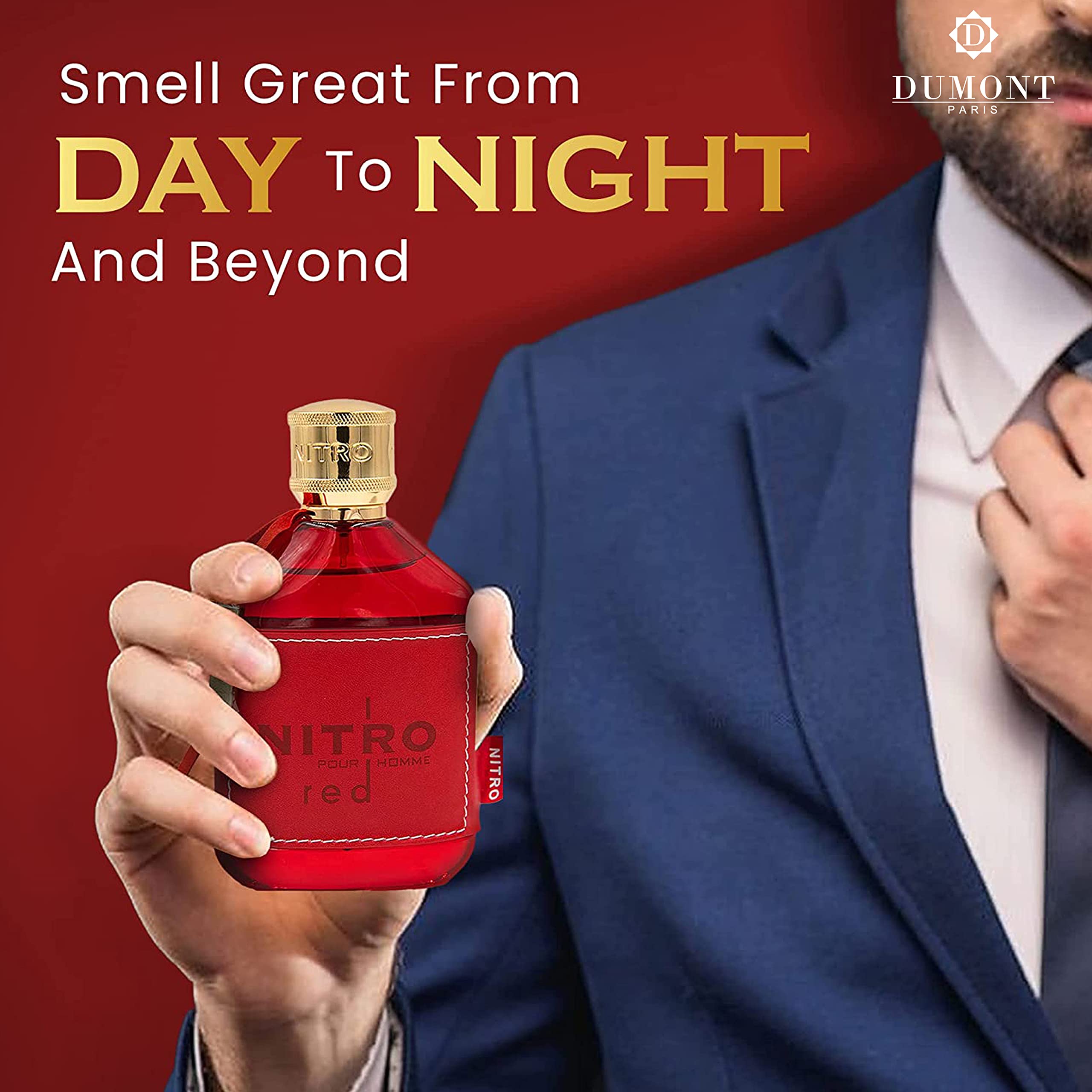 Foto 6 pulgar | Perfume Dumont Nitro Red Eau de Parfum 100 Ml para Hombre- Venta Internacional