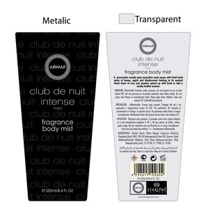 Foto 2 | Spray Corporal Armaf Club de Nuit Intense para Hombre 250 ml - Venta Internacional
