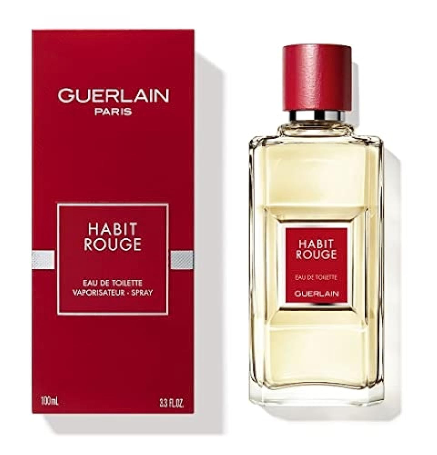 Perfume Guerlain Habit Rouge Edt 100ml Para Hombre - Venta Internacional.