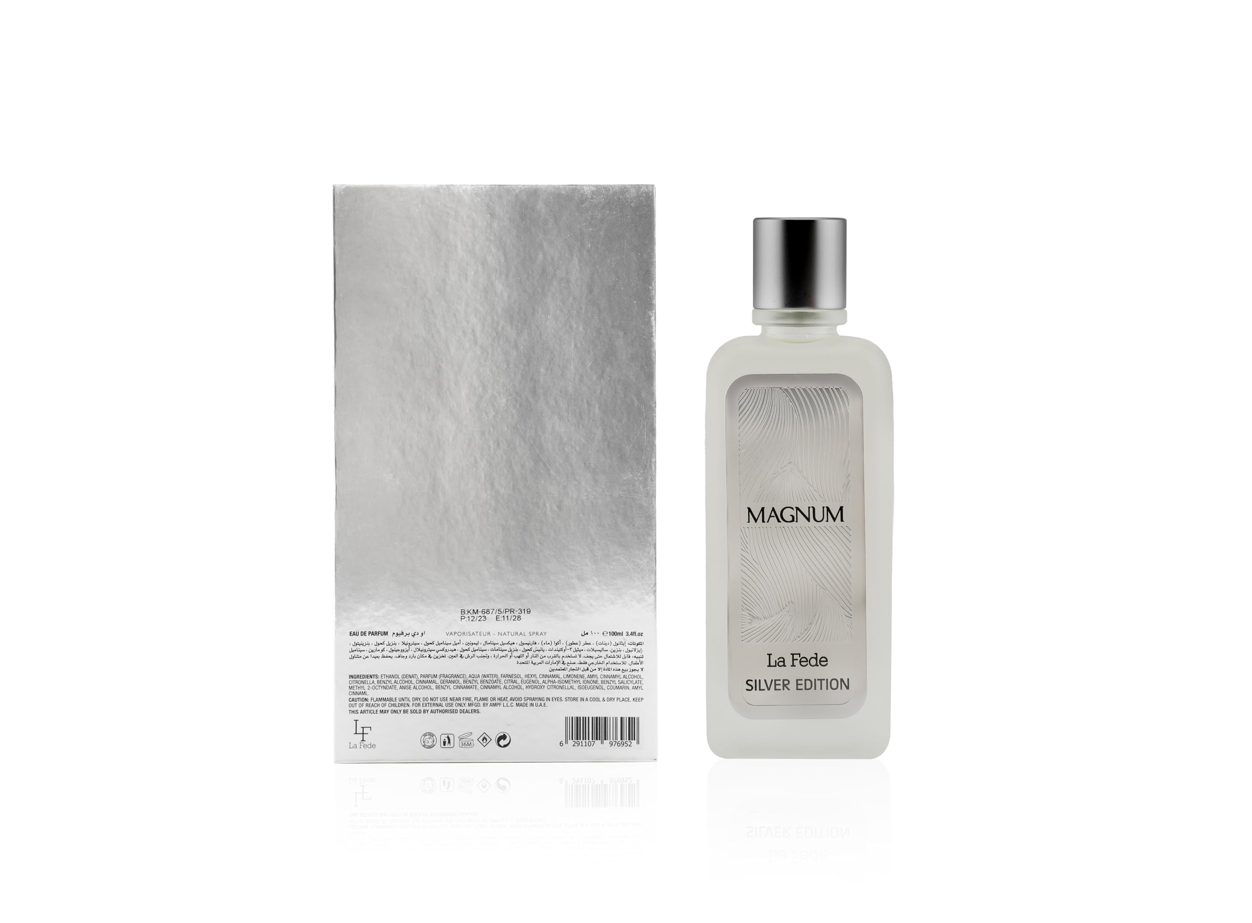 Foto 5 pulgar | Perfume La Fede Magnum Silver Edition Eau De Parfum, 100 Ml - Venta Internacional.
