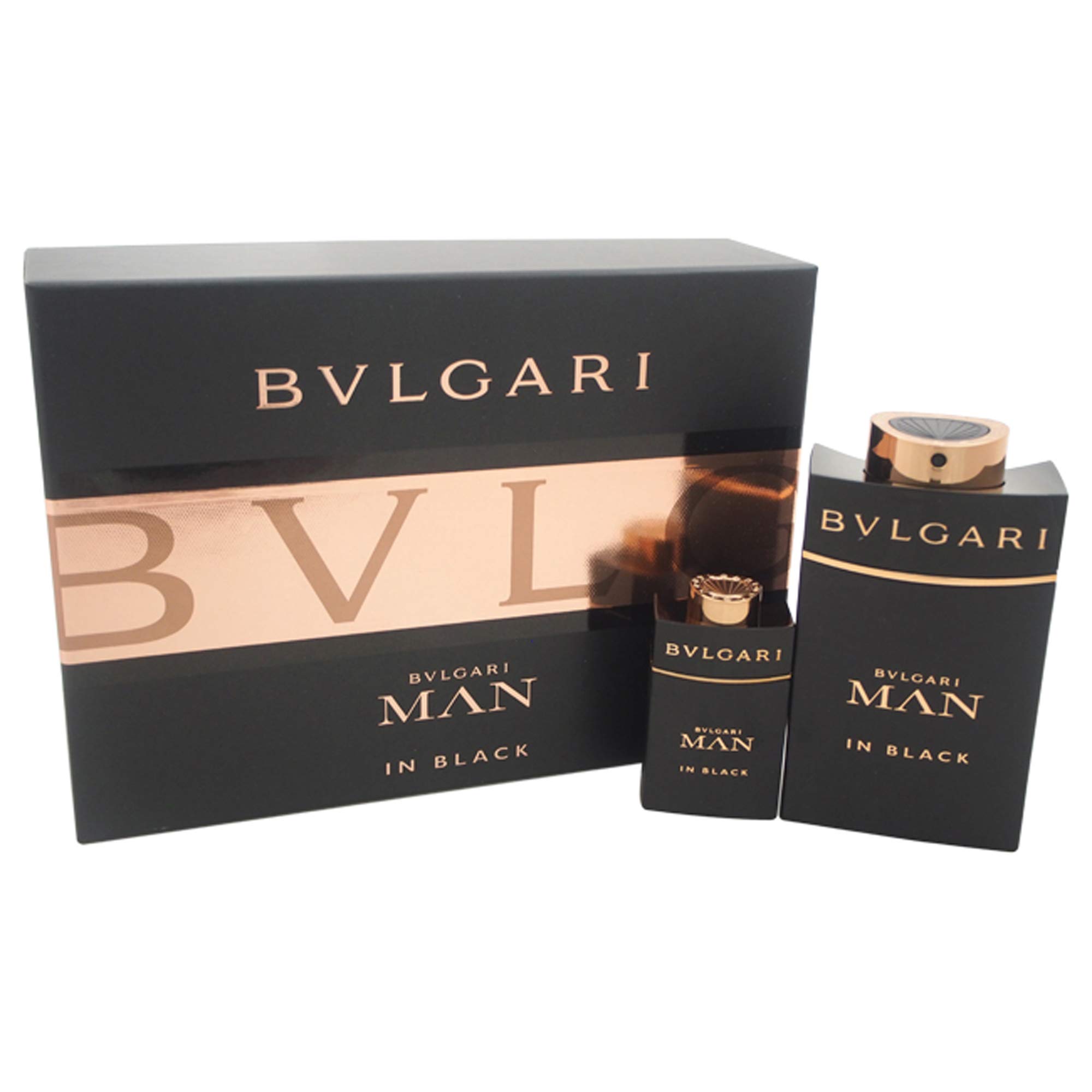 Set De Perfume Bvlgari Man In Black Eau De Perfume 100 Ml, 2 Unidades - Venta Internacional.