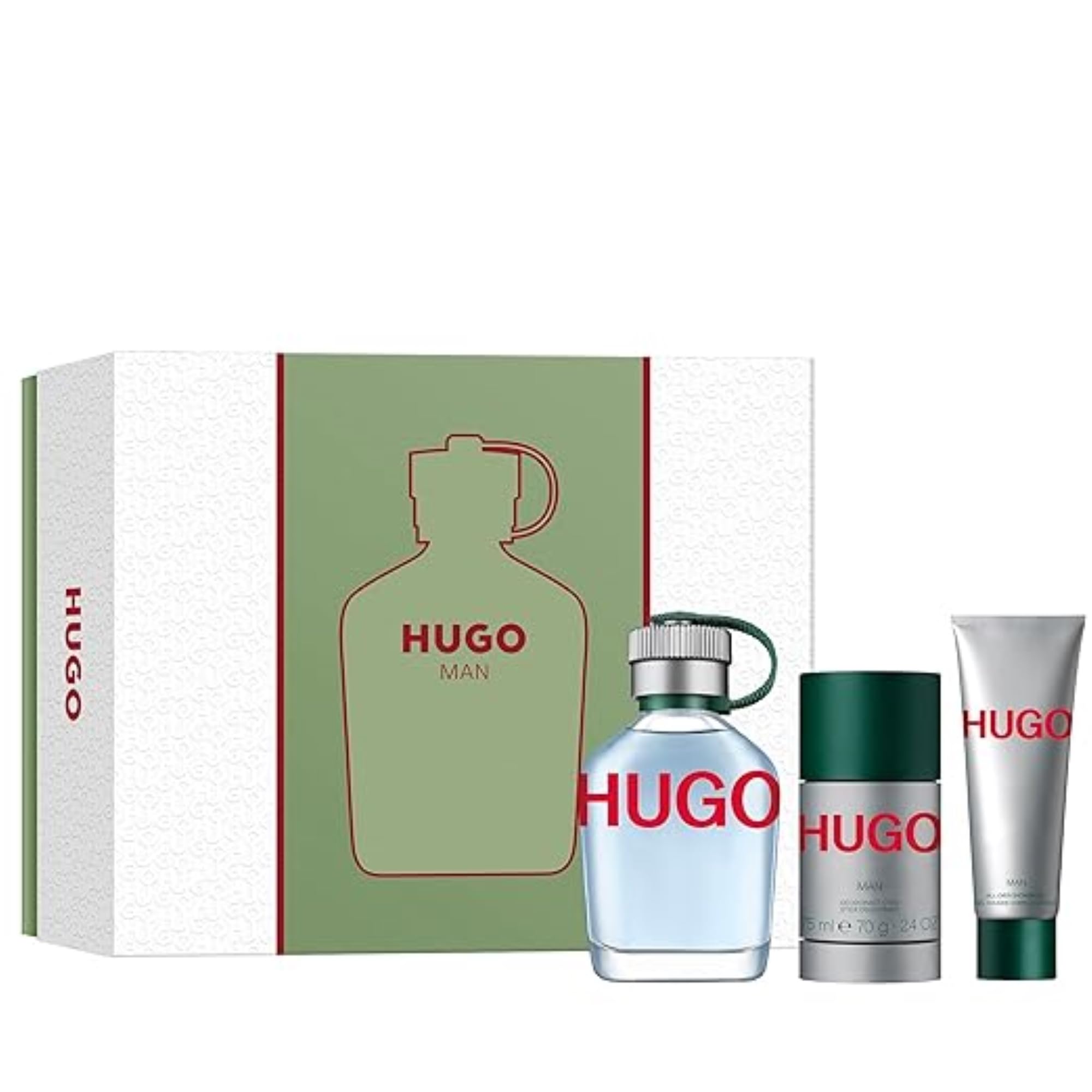 Foto 2 pulgar | Set De Regalo Perfume Hugo Boss Hugo Man Eau De Toilette, 125 Ml, 3 Unidades - Venta Internacional.