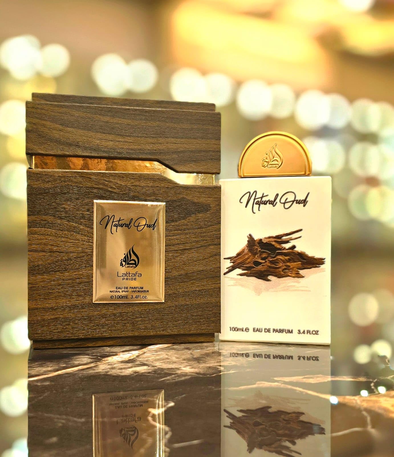 Foto 3 pulgar | Perfume Lattafa Pride Natural Oud -edp 100 ml Unisex-Venta Internacional
