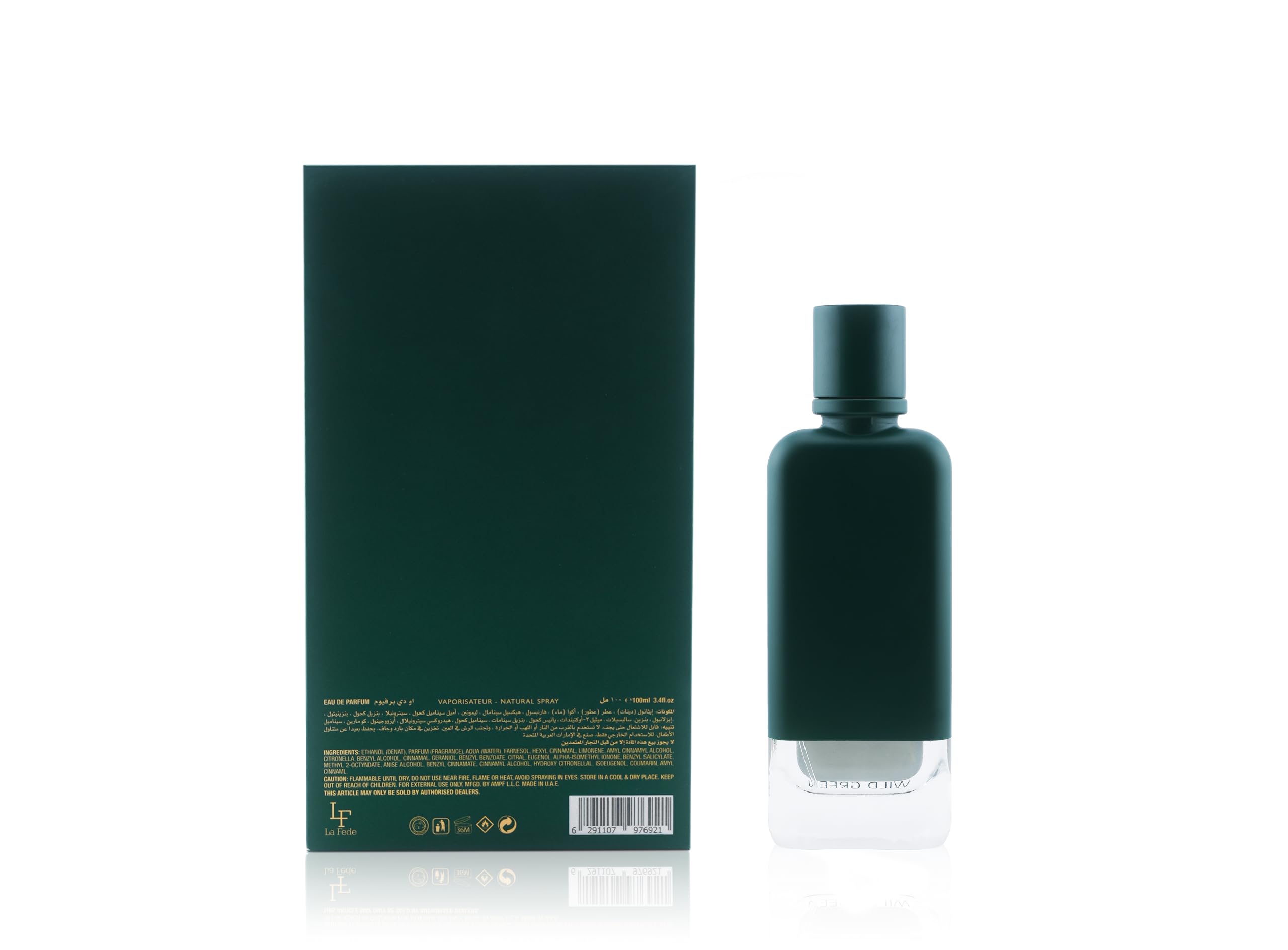 Foto 5 pulgar | Perfume La Fede Magnum Wild Green Arabian Para Hombre, 100 Ml Edp - Venta Internacional.