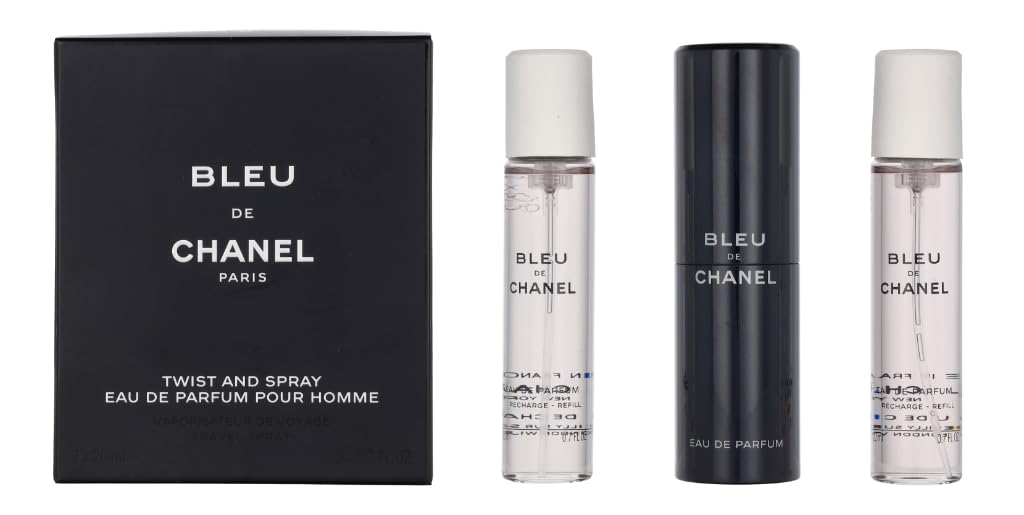 Perfume Chanel Bleu De Eau De Parfum En Spray De Viaje Para Hombre - Venta Internacional.