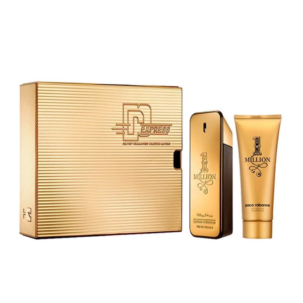 Set de 1 Millón Perfumes Paco Rabanne para Hombre 100 Ml Edt + 100 Ml Sg - Venta Internacional