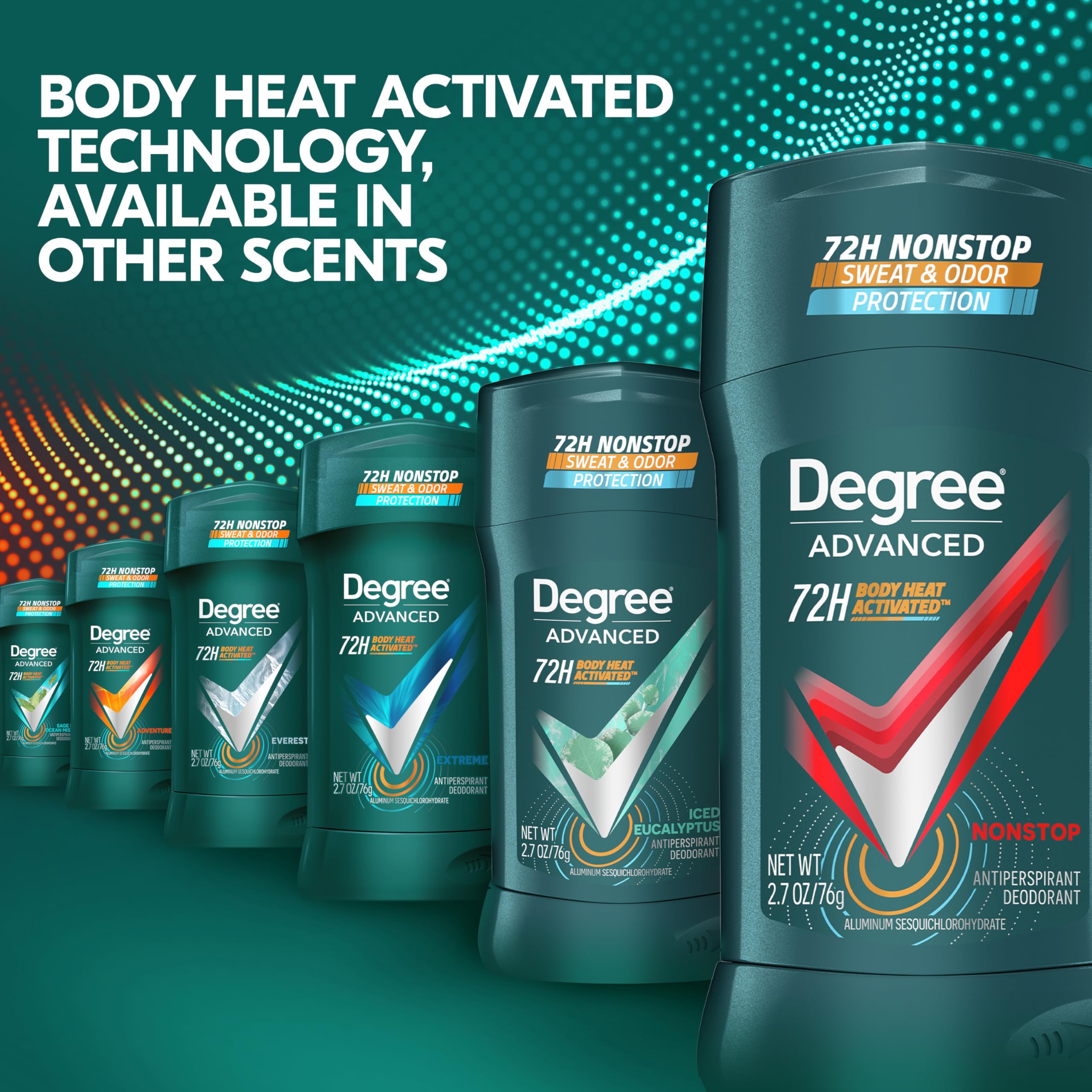 Foto 8 pulgar | Desodorante Antitranspirante Degree Men Nonstop 72 Horas 80 ml - Venta Internacional
