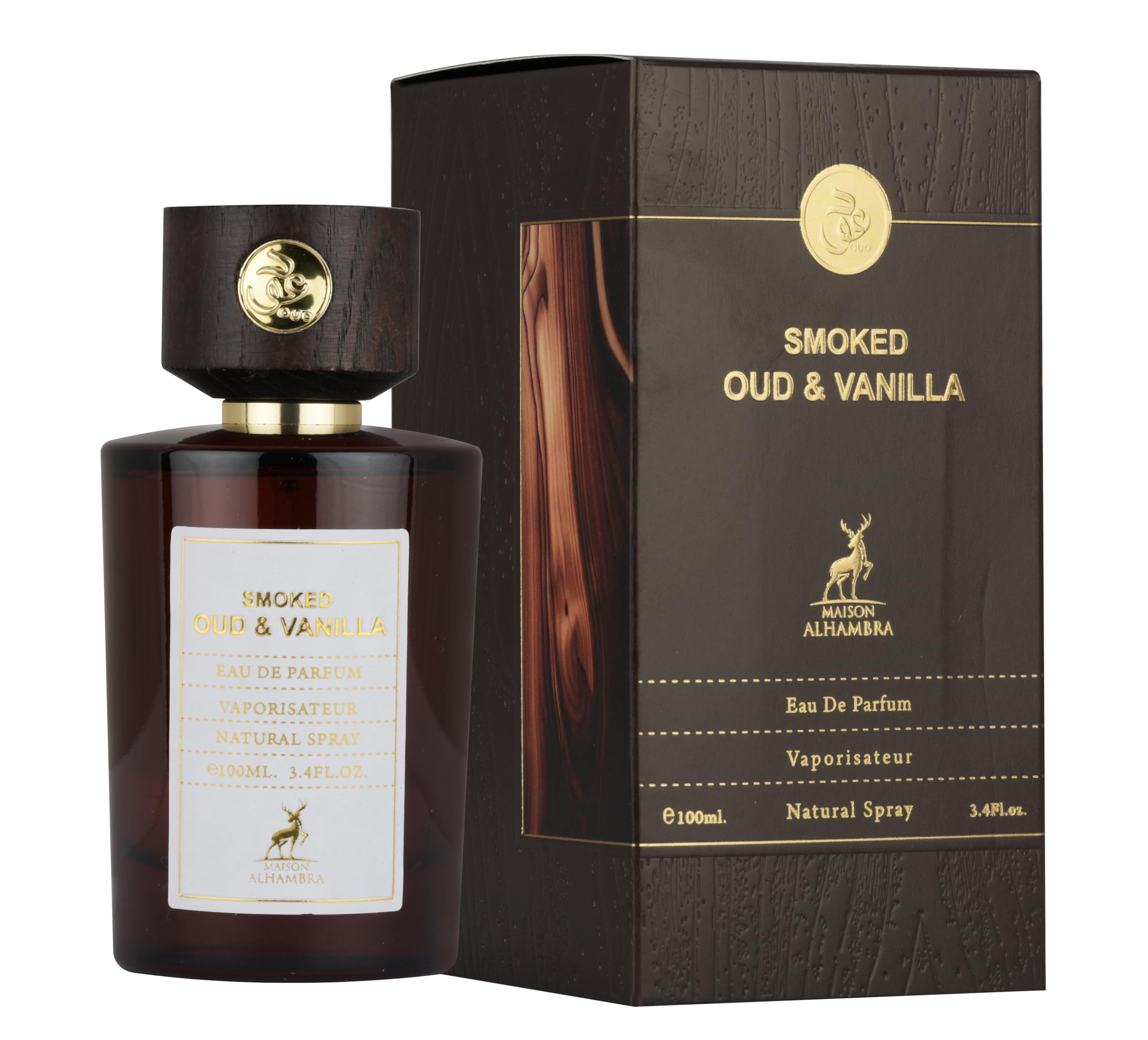 Foto 3 pulgar | Perfume Maison Alhambra Smoked Oud & Vanilla Eau De Parfum 100 ml para Hombre - Venta Internacional