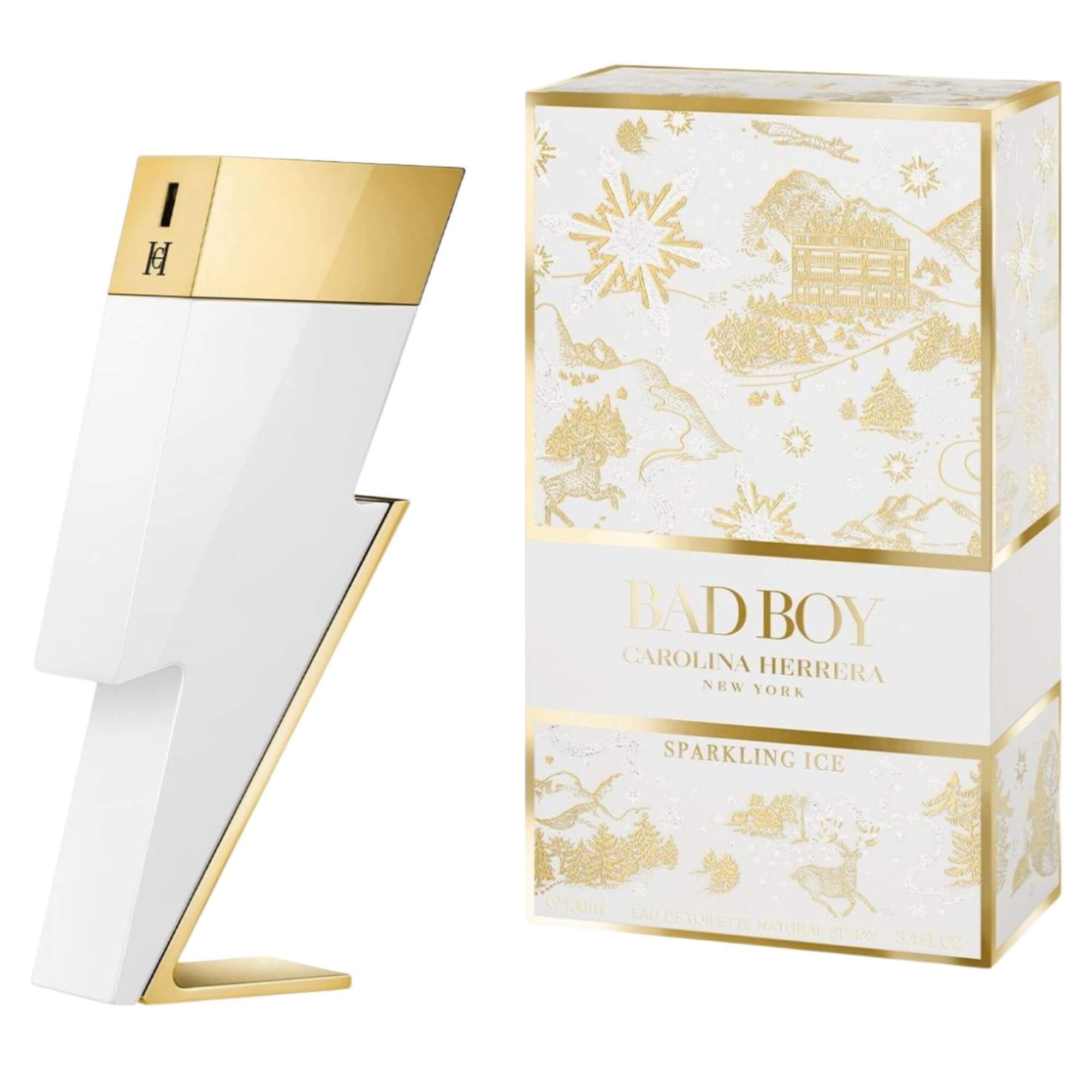 Perfume Carolina Herrera Bad Boy Sparkling Ice 100 ml Edt para Hombre