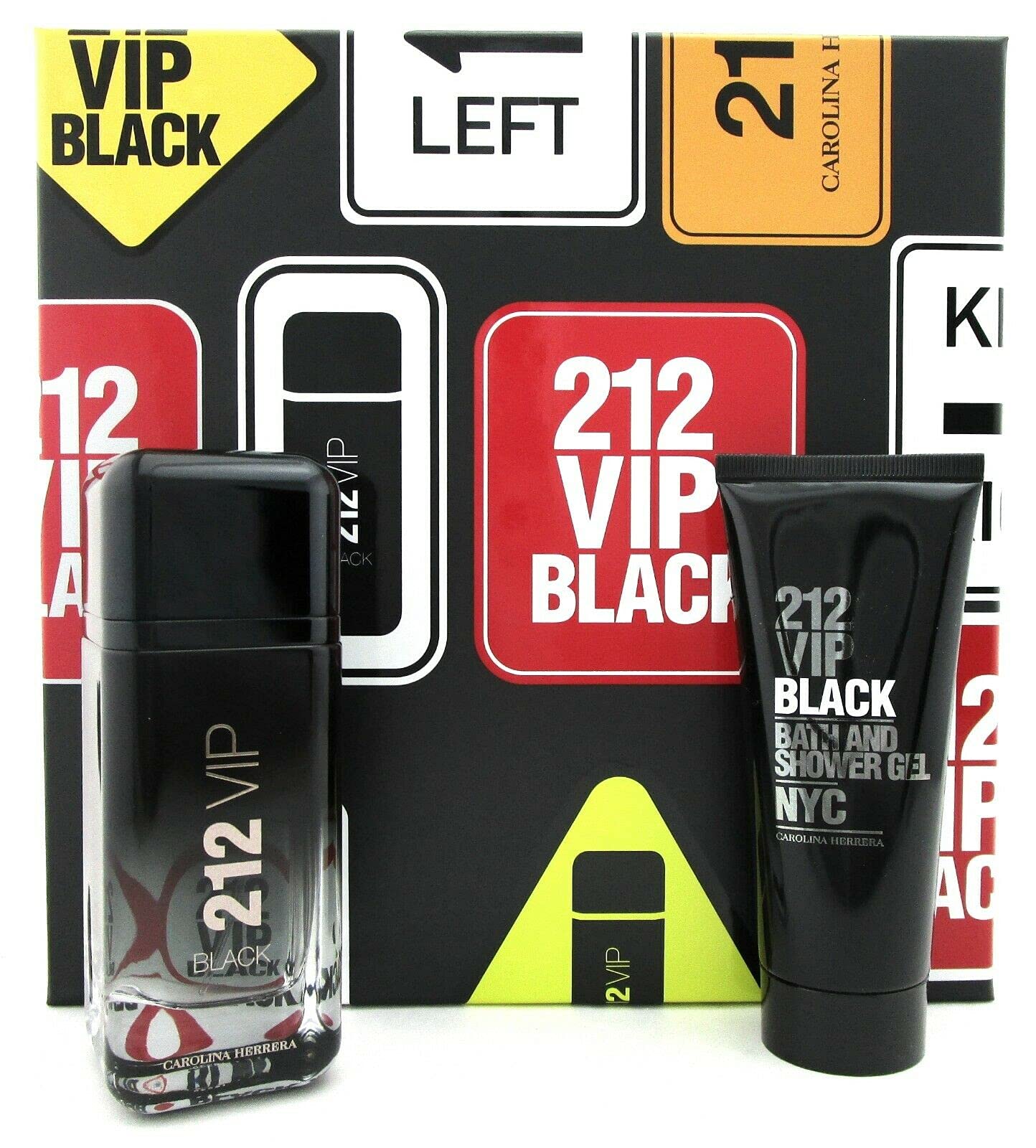 Foto 2 pulgar | Set de Perfume Carolina Herrera 212 Vip Black para Hombre 100 ml - Venta Internacional
