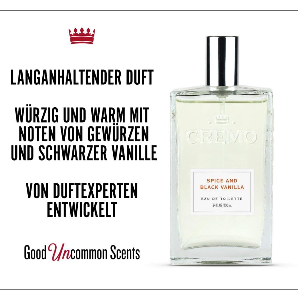 Foto 6 pulgar | Colonia En Aerosol Cremo Spice & Black Vanilla, 100 Ml, Para Hombre - Venta Internacional.