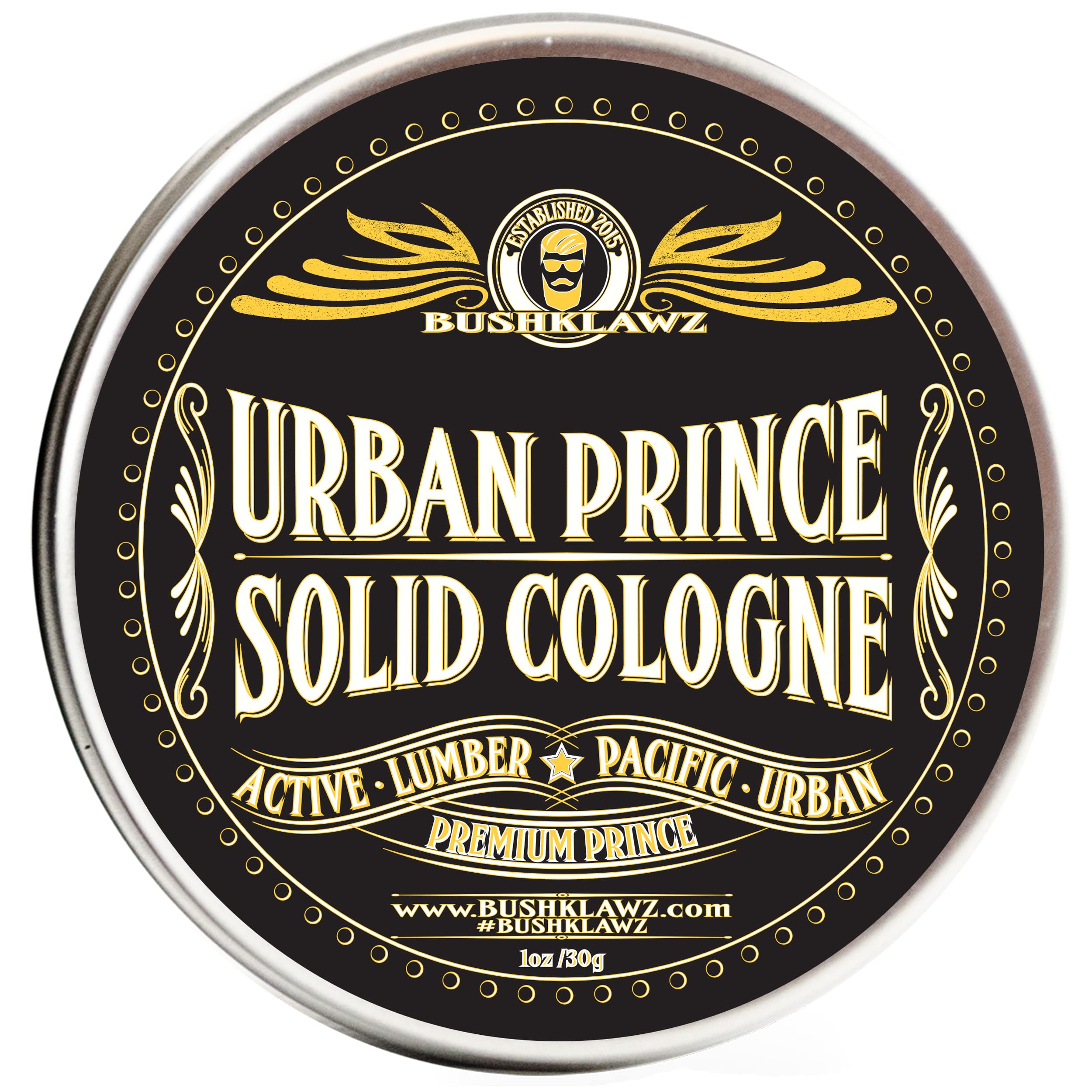 Colonia Sólida Bushklawz Urban Prince 30 Ml Sin Alcohol - Venta Internacional.