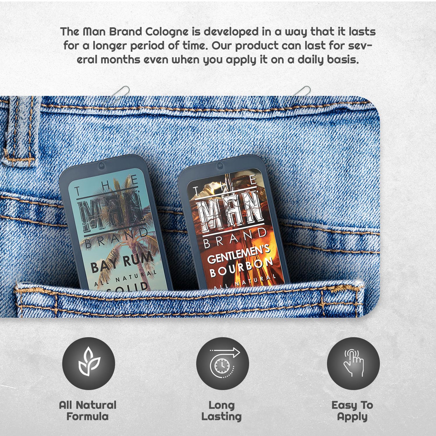 Foto 4 | Set De Colonia Sólida The Man Brand Wolfpack De 4 X 22 Ml Con Funda - Venta Internacional.