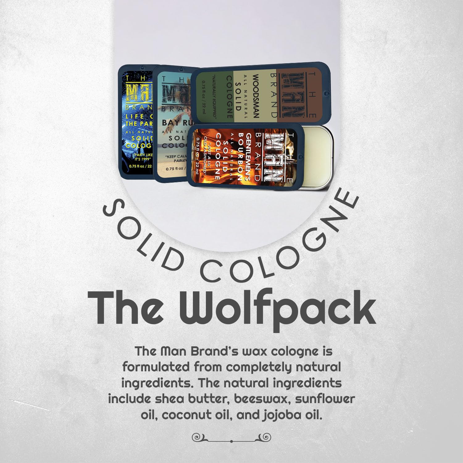 Foto 6 pulgar | Set De Colonia Sólida The Man Brand Wolfpack De 4 X 22 Ml Con Funda - Venta Internacional.