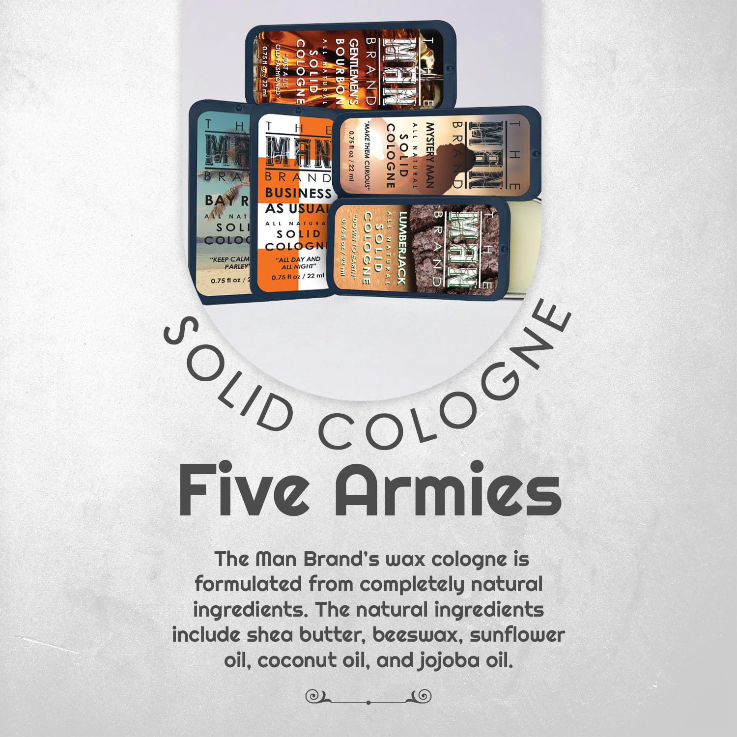 Foto 4 pulgar | Set De Colonia Sólida The Man Brand Five Armies, 5 X 22 Ml - Venta Internacional.