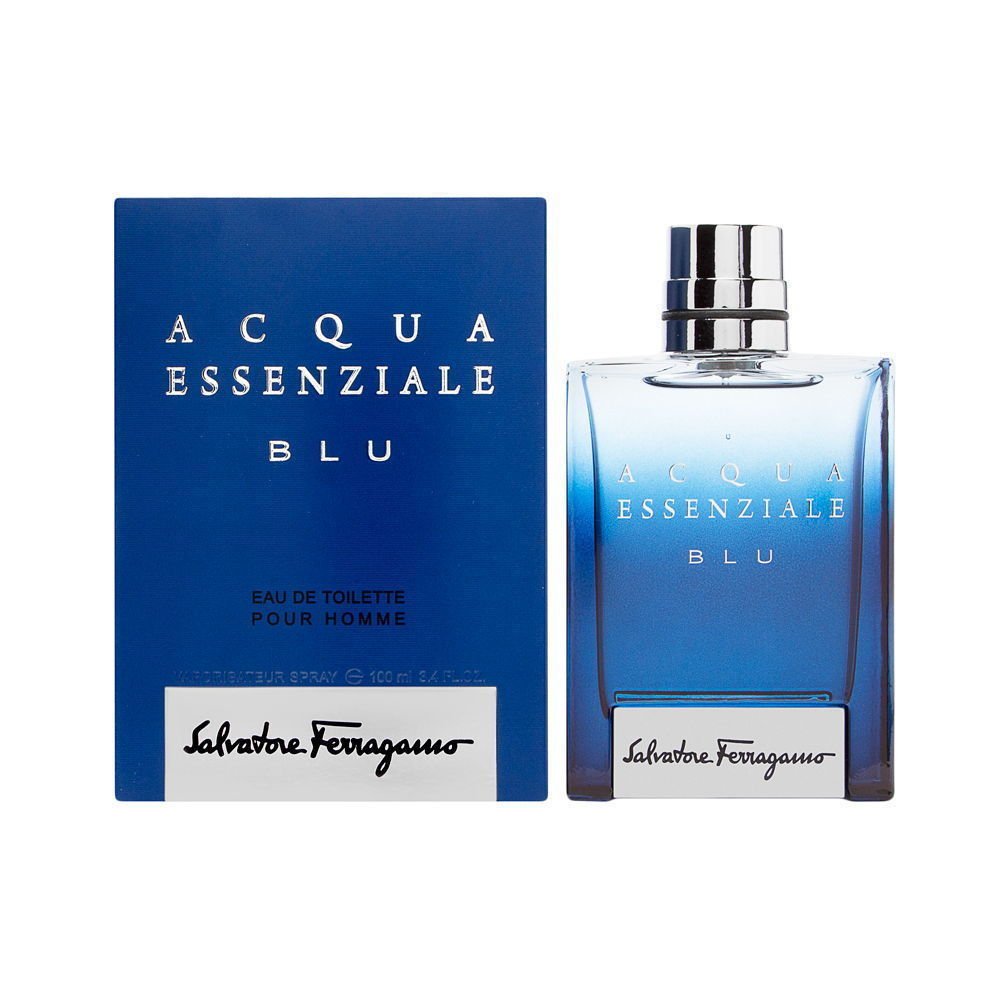 Perfume Salvatore Ferragamo Acqua Essenziale Blu Eau De Toilette 50 Ml Para Hombre - Venta Internacional.
