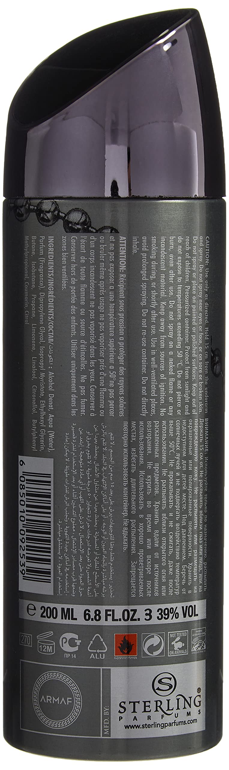 Foto 3 pulgar | Perfume Corporal Armaf Tag Him Para Hombre 200 Ml - Venta Internacional