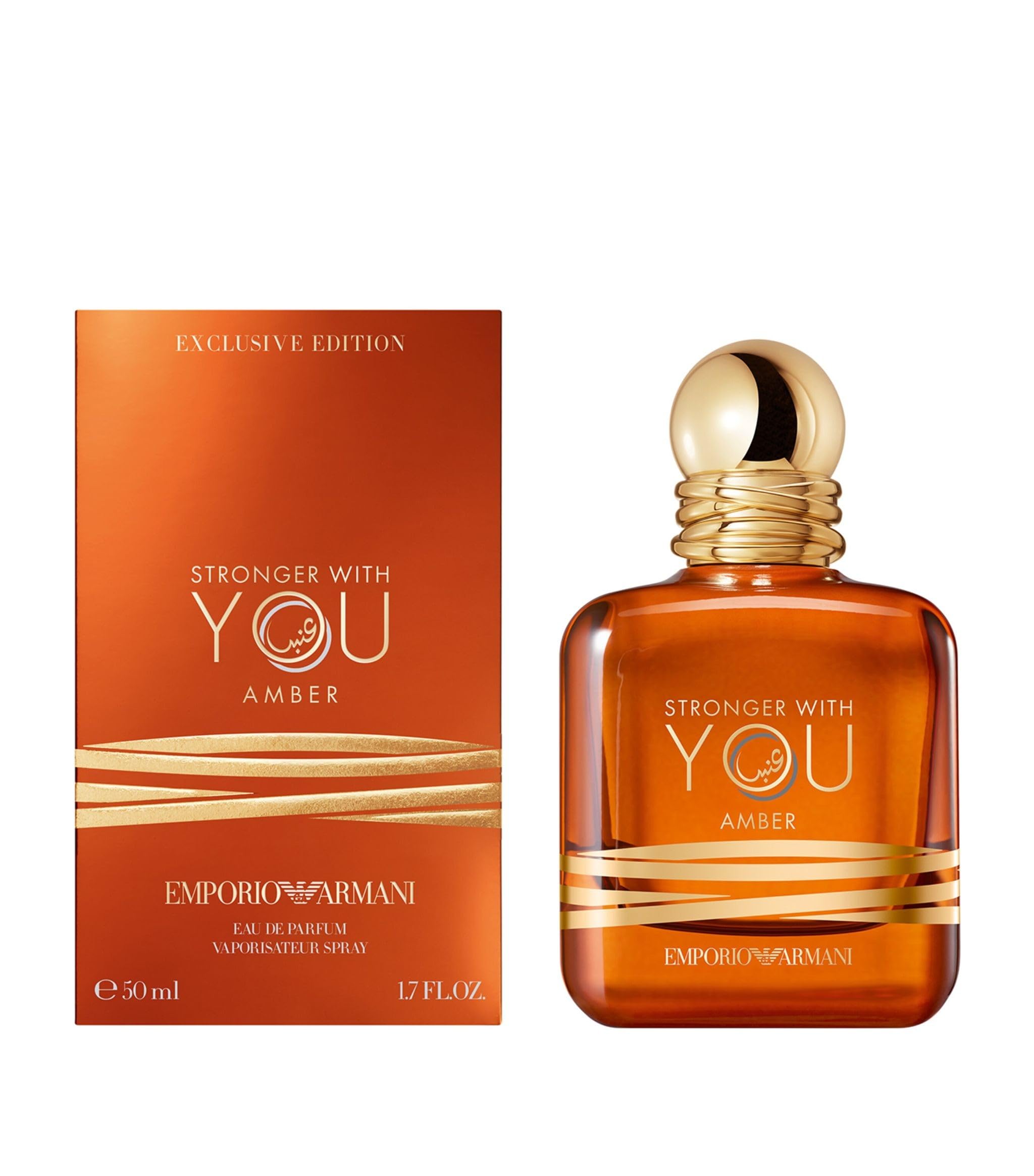 Foto 3 pulgar | Perfume Armani Stronger With You Amber Eau De Parfum 50 Ml - Venta Internacional.