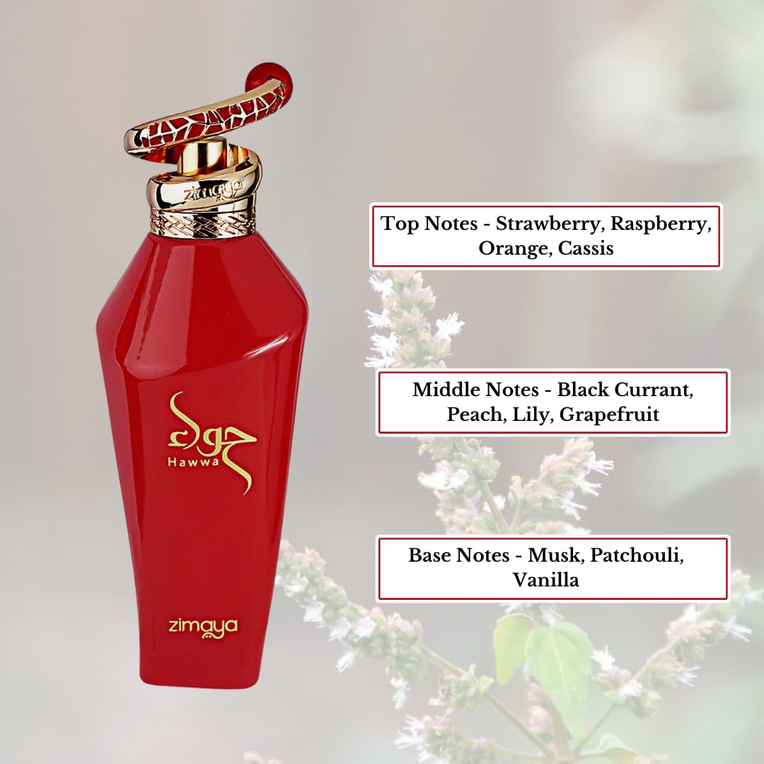 Foto 4 pulgar | Perfume Zimaya Hawwa Red Eau de Parfum 100 Ml - Venta Internacional