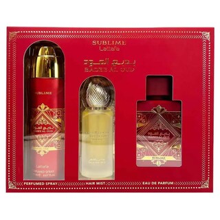 Foto 3 | Estuche de Perfume Lattafa Badee Al Oud Sublime 3 Piezas - Venta Internacional