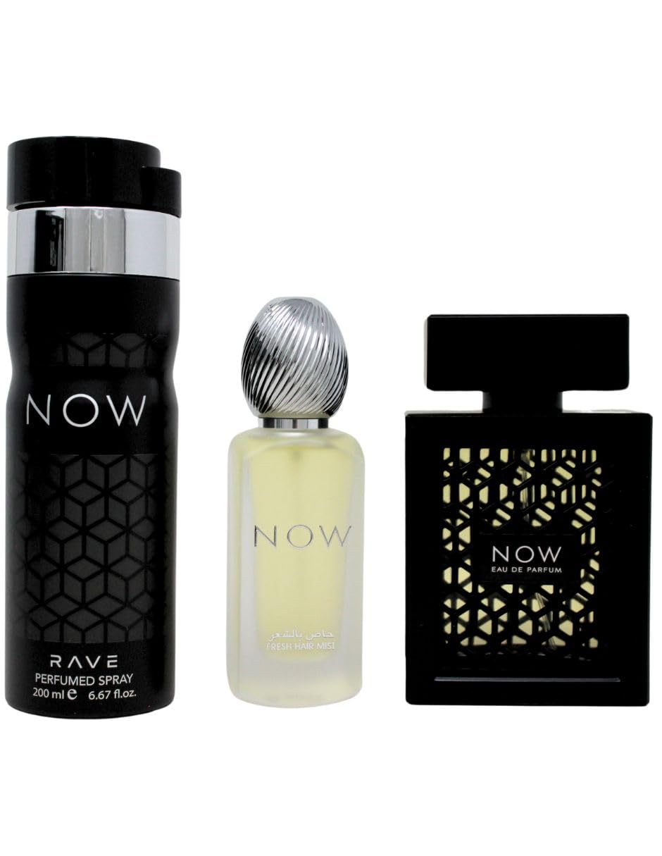 Foto 3 pulgar | Perfume Lattafa Rave Now Eau De Parfum 100 ml Set de 3 Piezas para Hombre - Venta Internacional