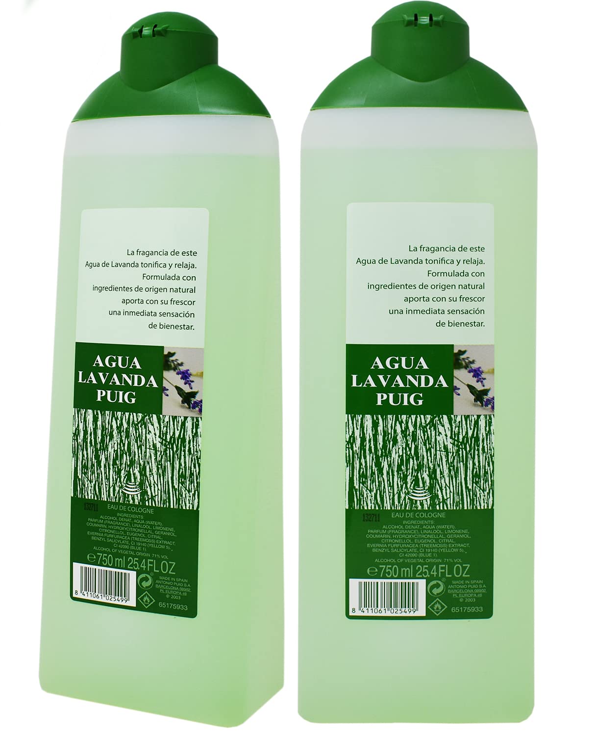 Foto 2 pulgar | Colonia Puig Agua de Lavanda 2 Piezas de 750 ml-Venta Internacional