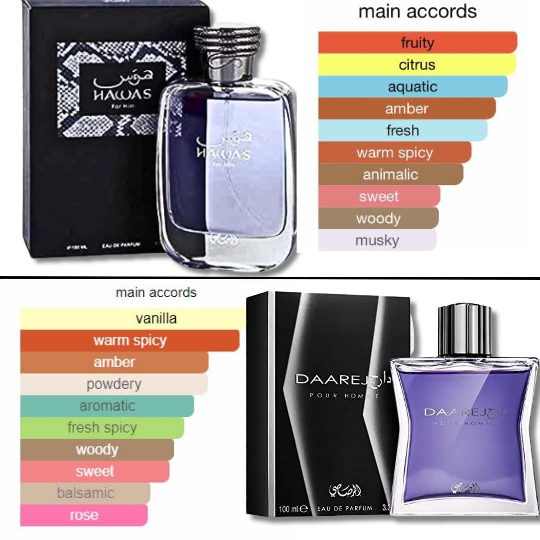 Foto 3 pulgar | Perfume Rasasi Hawas Daarej para Hombre Edp 100 Ml - Venta Internacional