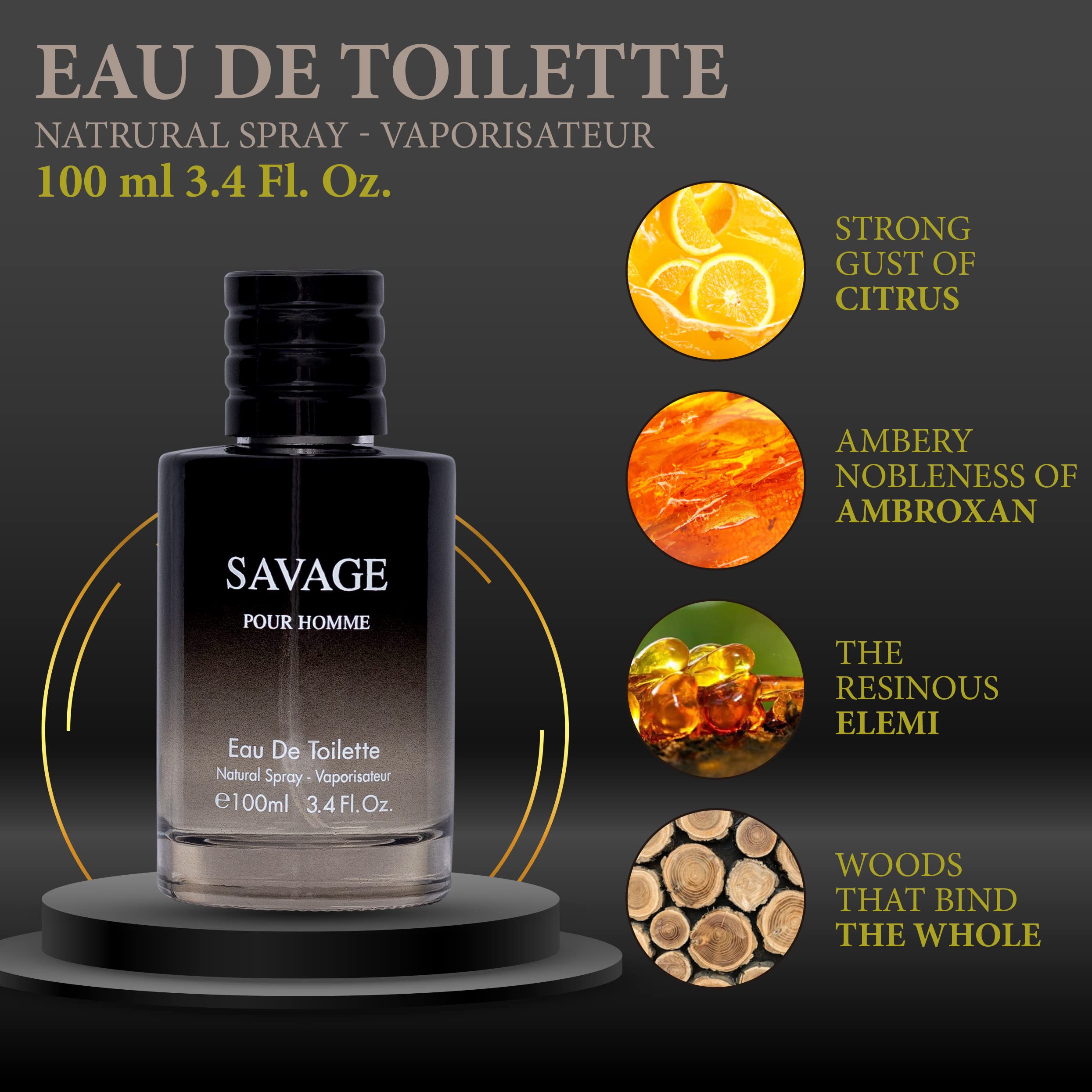 Foto 3 pulgar | Perfume Novoglow Savage Eau De Toilette 100 Ml Para Hombre - Venta Internacional.