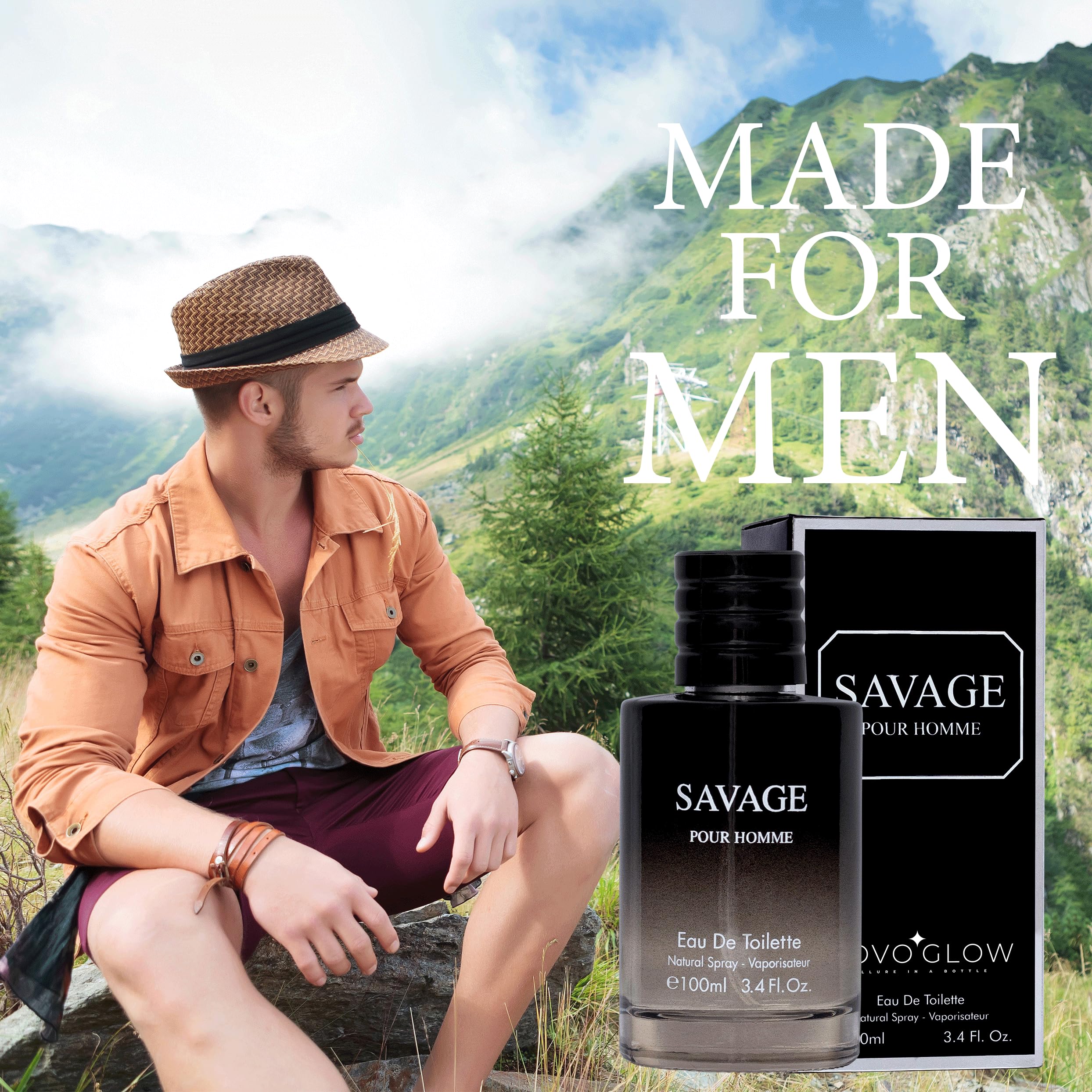 Foto 8 pulgar | Perfume Novoglow Savage Eau De Toilette 100 Ml Para Hombre - Venta Internacional.