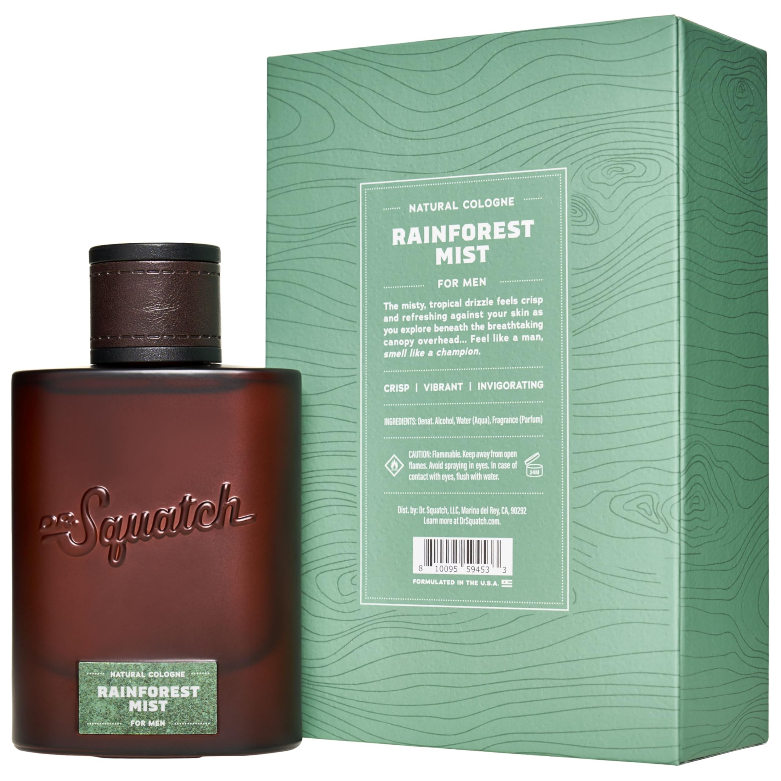 Foto 7 pulgar | Cologne Dr. Squatch Rainforest Mist Para Hombre, 100 Ml - Venta Internacional.