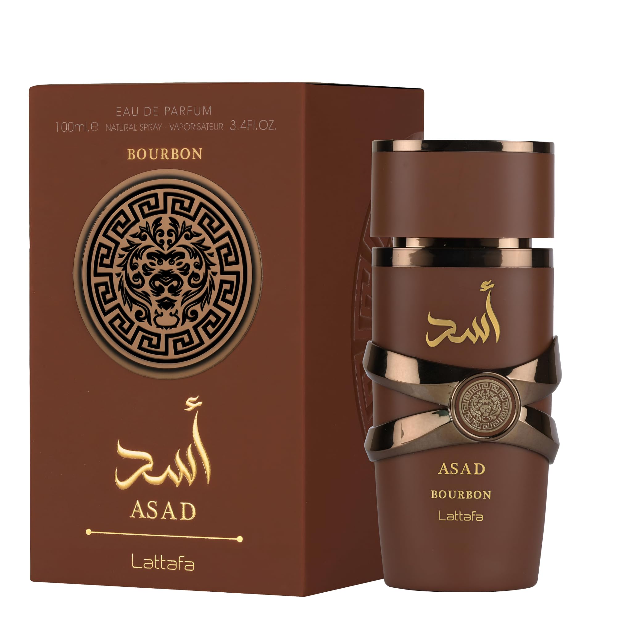 Perfume Lattafa Asad Bourbon Eau De Parfum Para Unisex, 100 Ml - Venta Internacional.