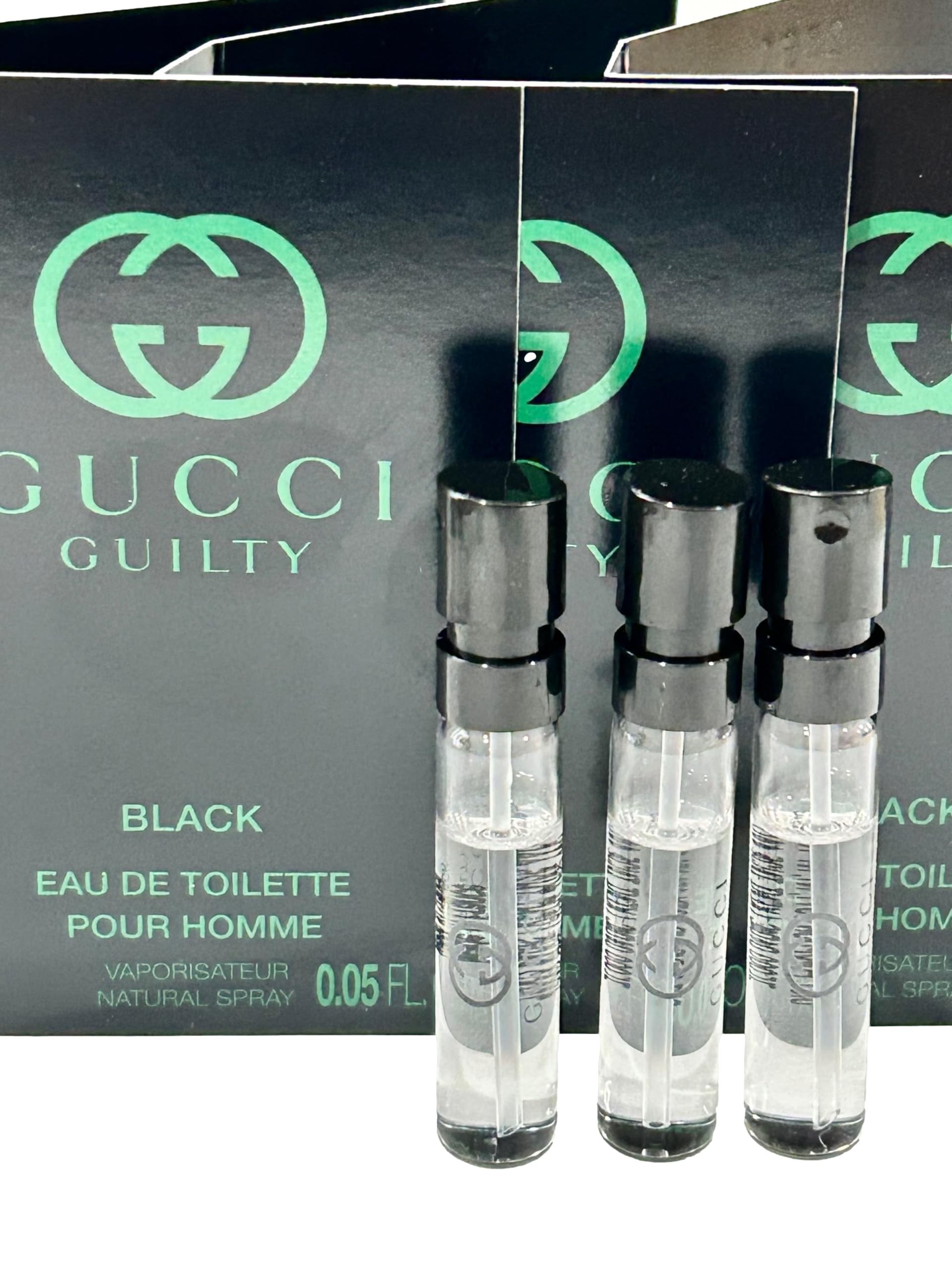 Foto 4 pulgar | Perfume Guilty Black Edt Spray Para Hombre, 1,5 Ml, Tamaño De Viaje - Venta Internacional.