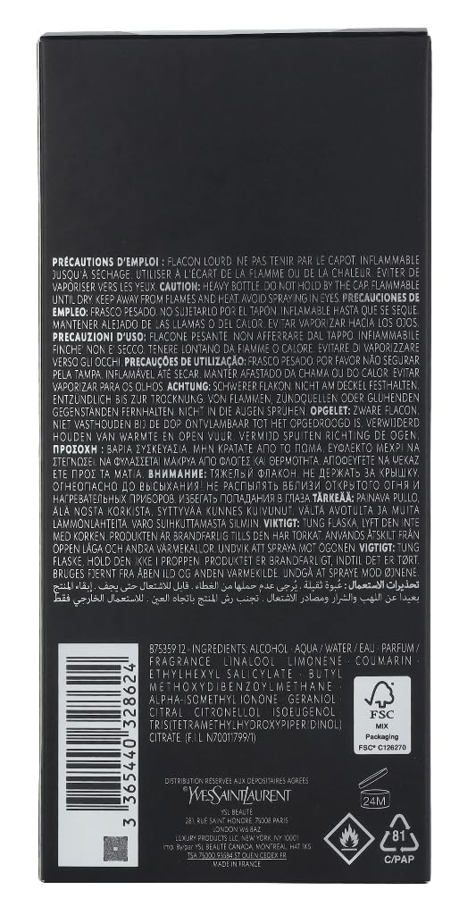 Foto 7 pulgar | Perfume Yves Saint Laurent L'homme La Nuit De Eau De Tocador - Venta Internacional.