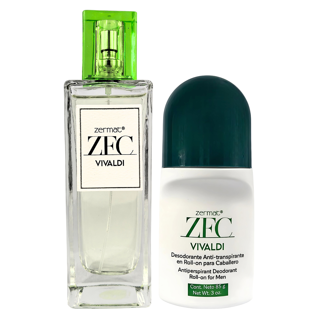 Foto 2 pulgar | Paquete Perfume Zermat Vivaldi 100ml Caballero + Desodorante