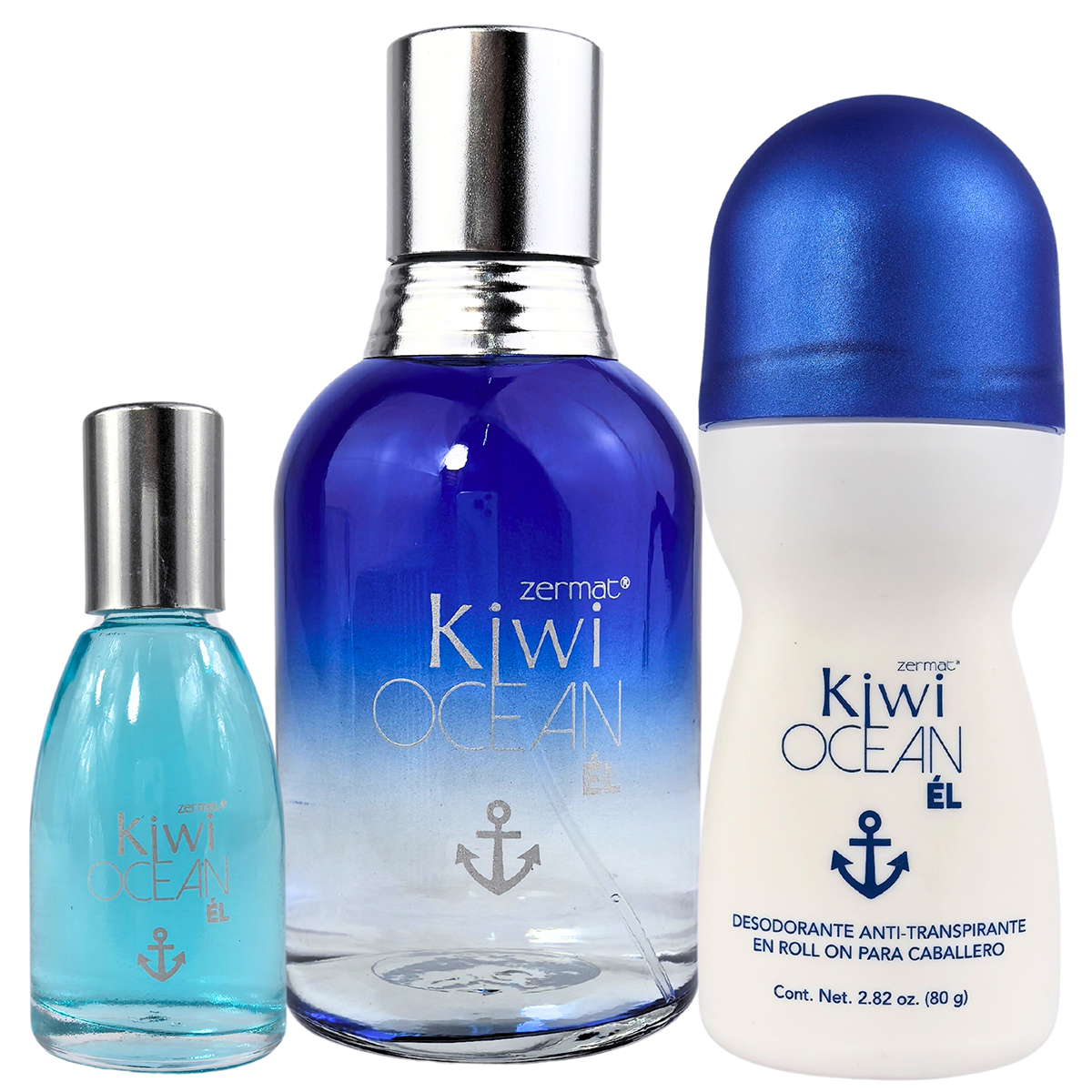 Foto 2 pulgar | Paquete Kiwi Ocean Zermat Caballero 135 ml + Desodorante