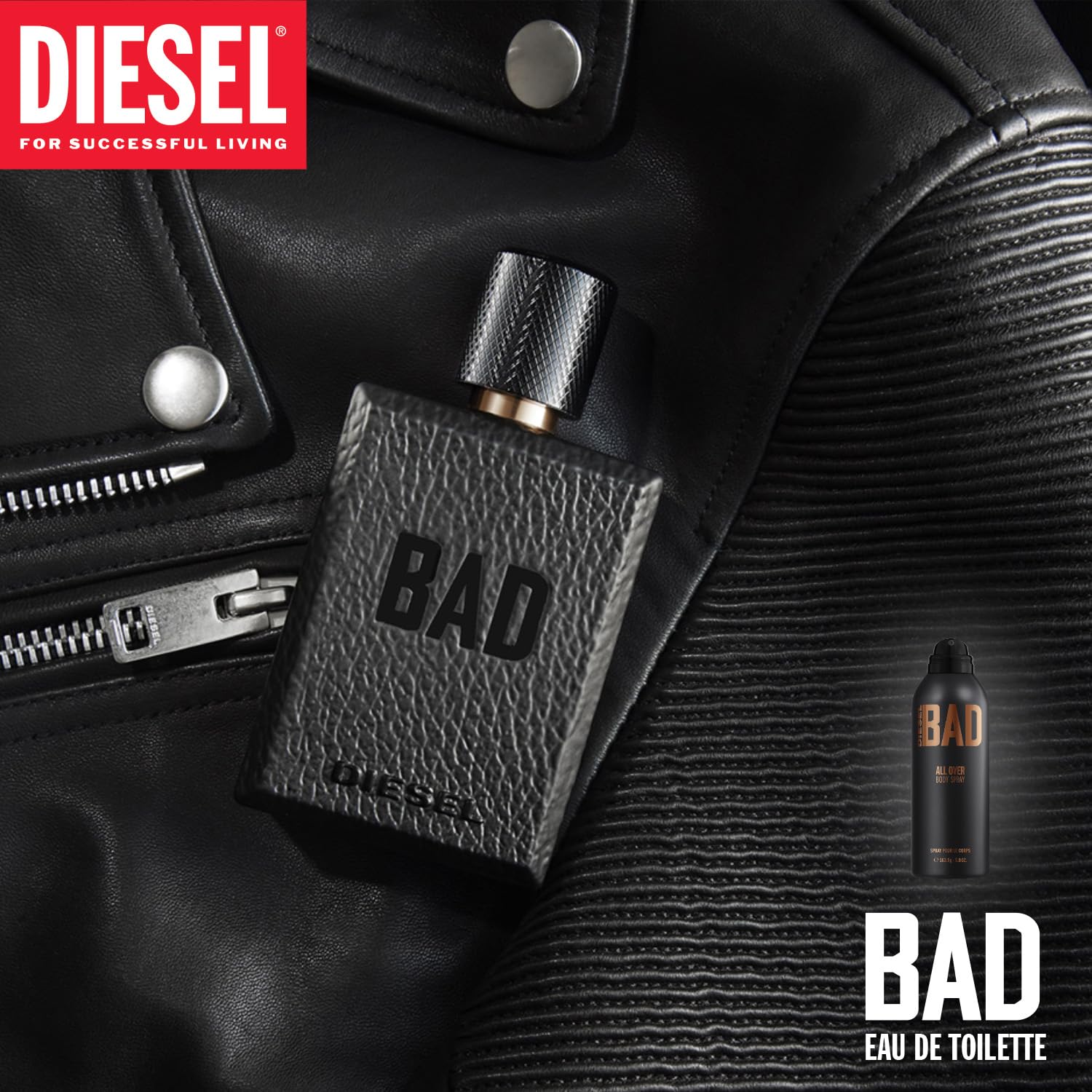 Foto 6 pulgar | Spray Corporal Desodorizante Diesel Bad para Hombres Aroma Seductor - Venta Internacional