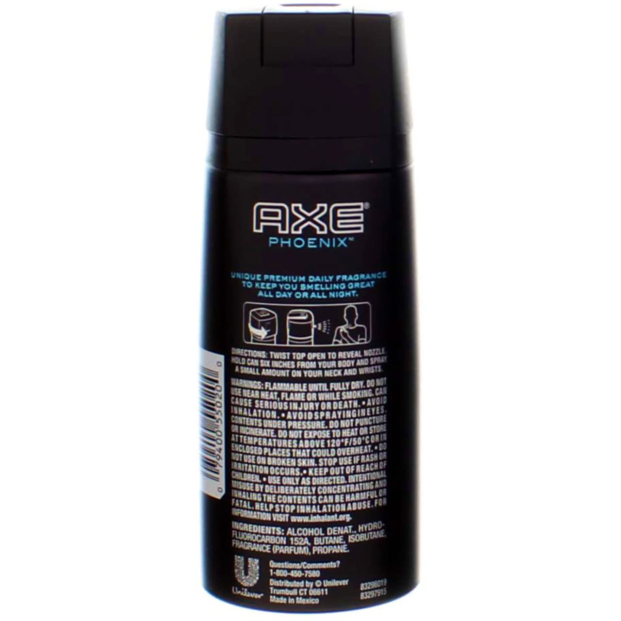 Foto 5 pulgar | Spray Corporal Axe Phoenix Para Hombre 120 Ml - Venta Internacional.