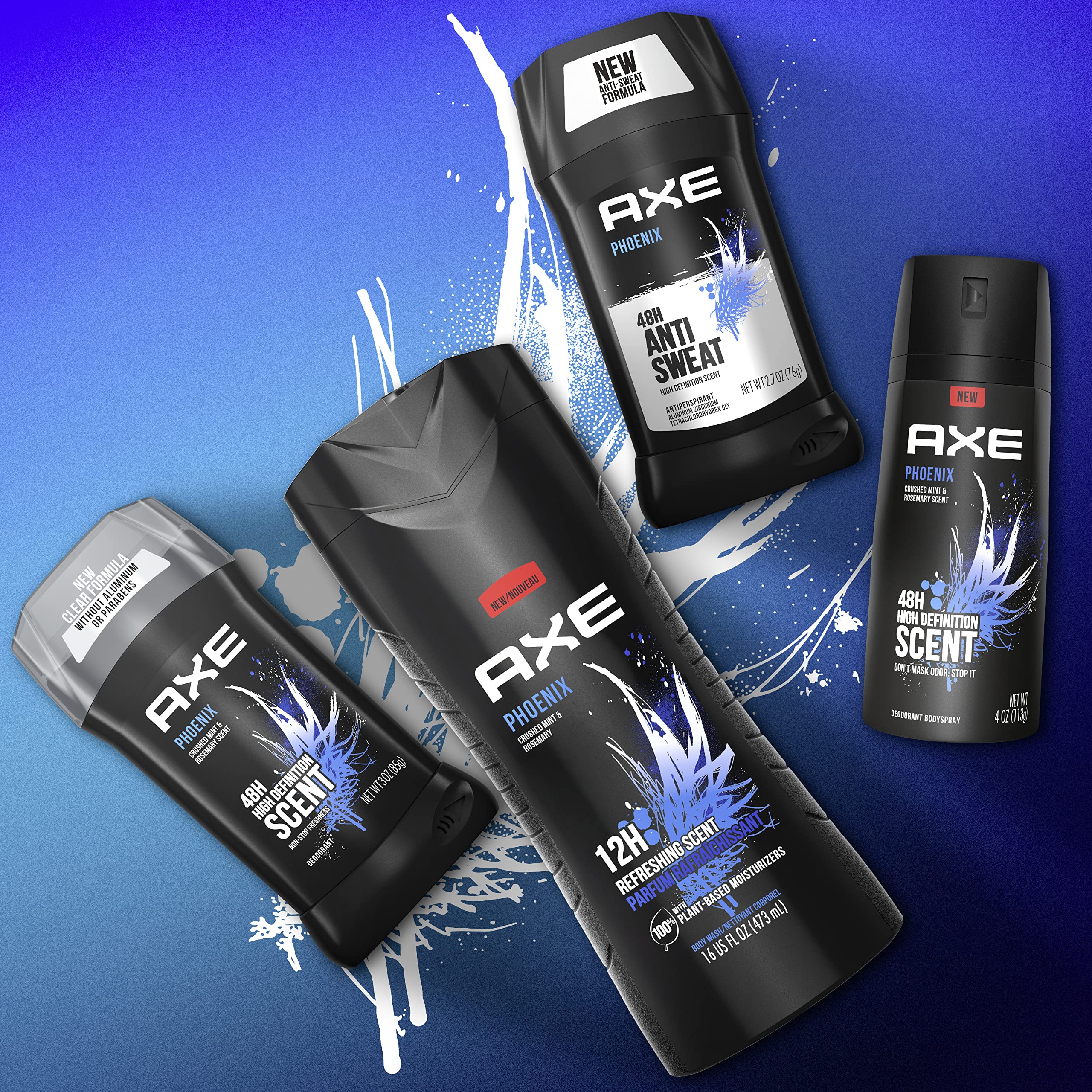 Foto 5 pulgar | Desodorante Corporal en Aerosol Axe Phoenix 120 ml 4 Piezas - Venta Internacional