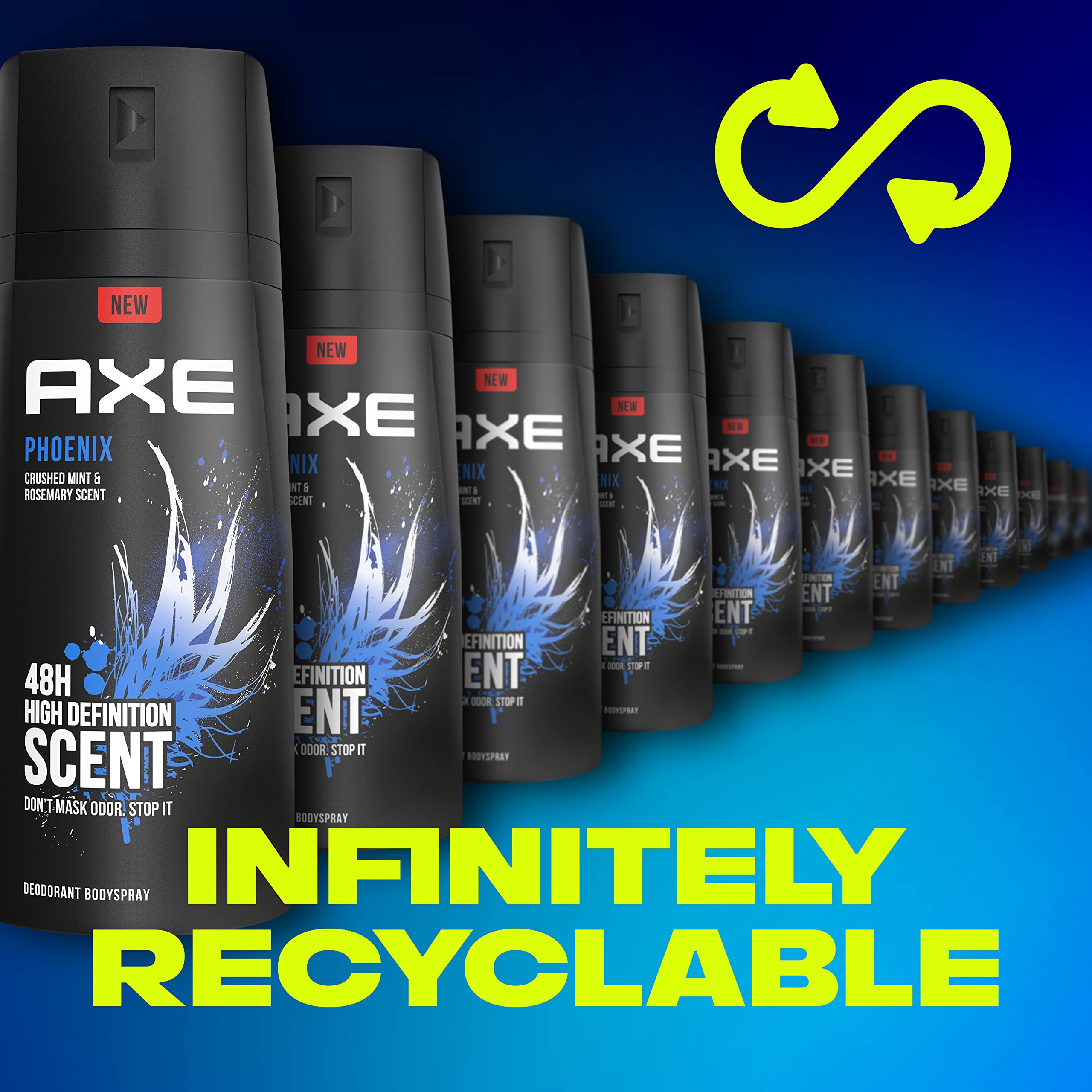 Foto 6 | Desodorante Corporal en Aerosol Axe Phoenix 120 ml 4 Piezas - Venta Internacional