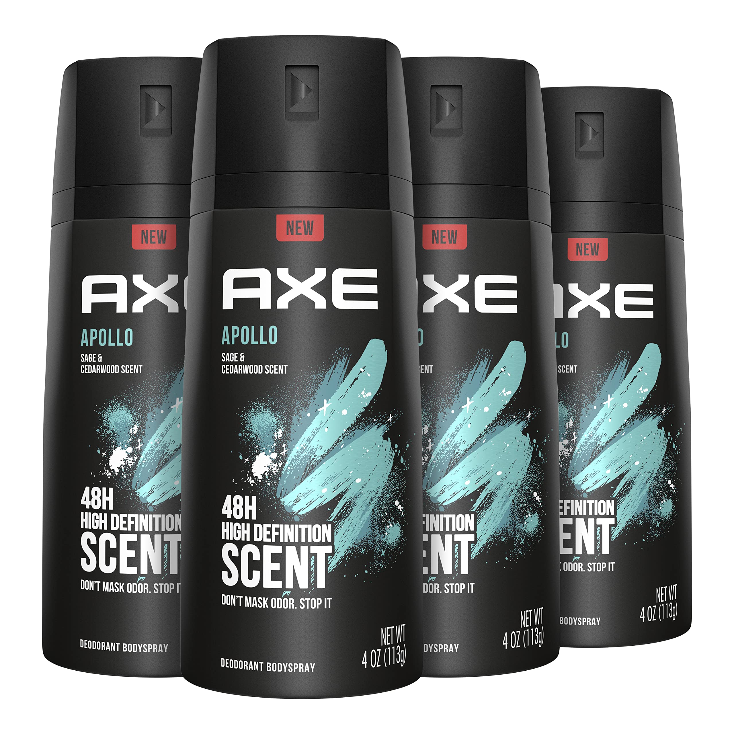 Desodorante Corporal en Aerosol Axe  120 ml 4 Piezas - Venta Internacional