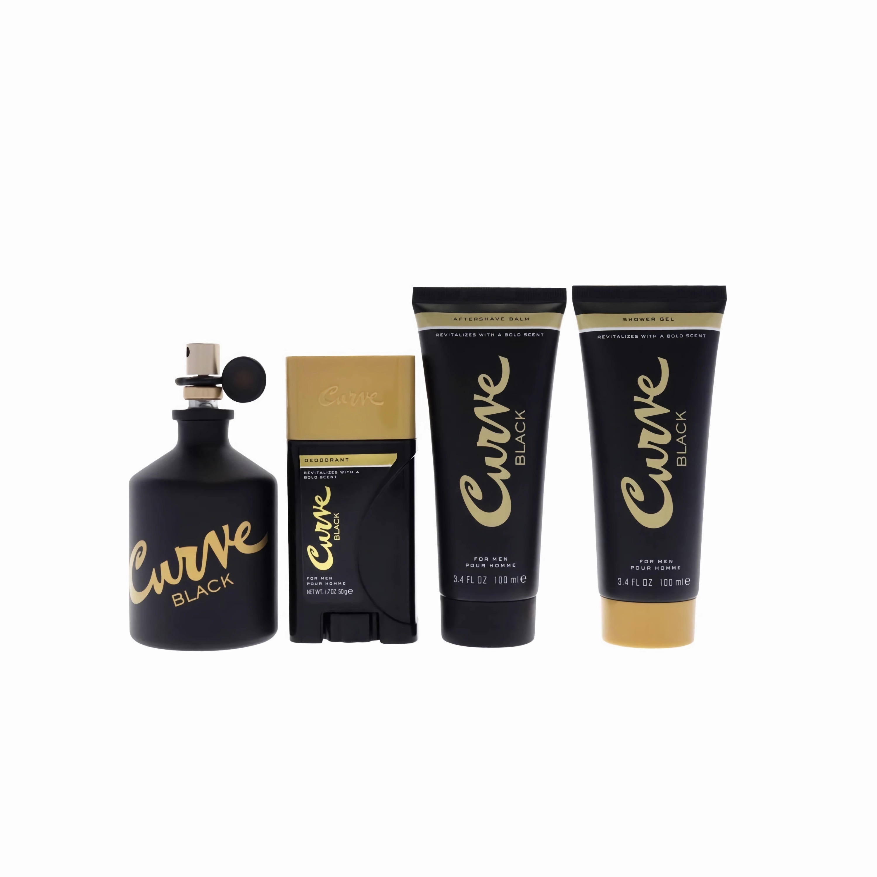 Foto 2 pulgar | Set de Aseo Liz Claiborne Curve Black para Hombre 4 Piezas - Venta Internacional