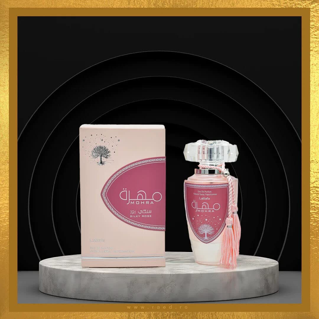 Perfume Lattafa Mohra Silky Rose Edp 100 Ml Para Unisex - Venta Internacional.