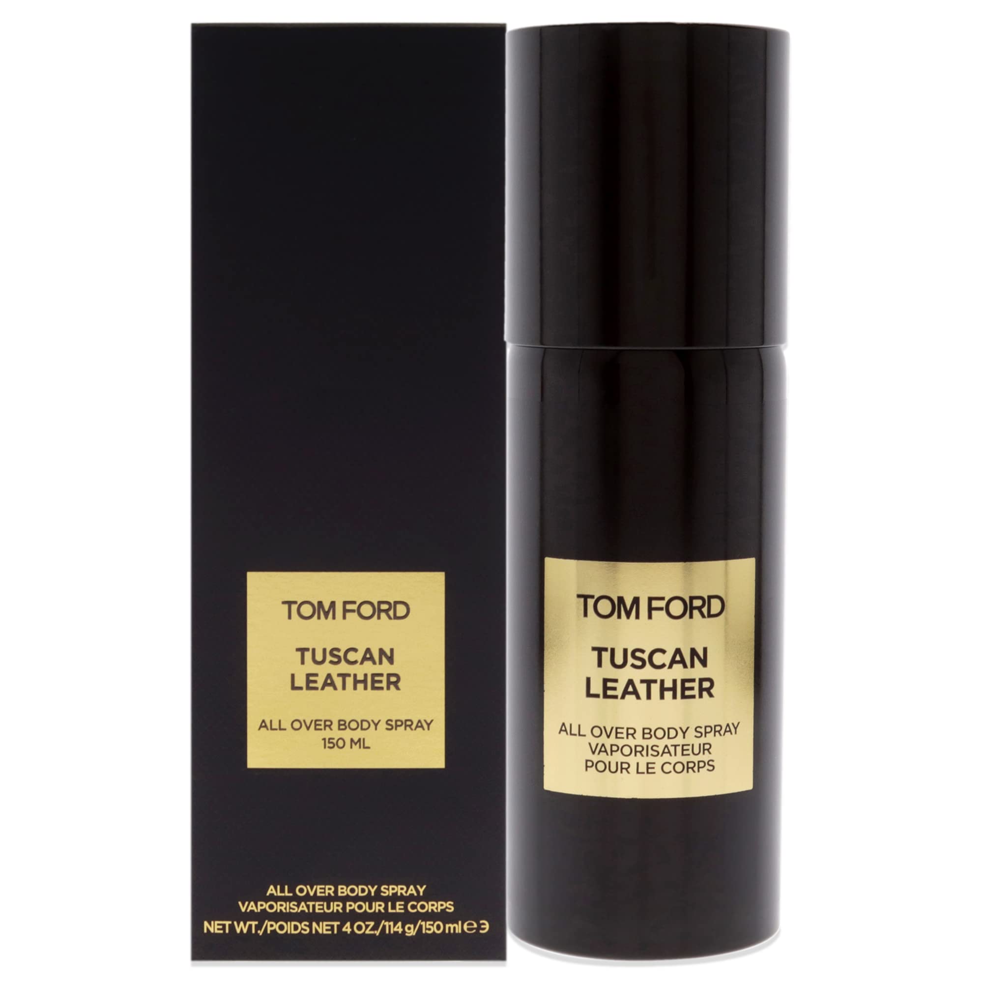 Spray Corporal Tom Ford Tuscan Leather Para Hombre, 120 Ml - Venta Internacional.