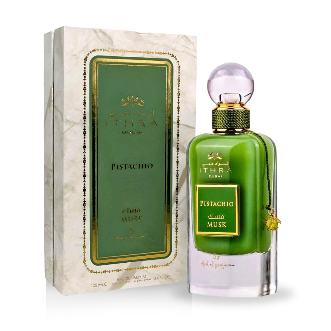 Perfume Ard Al Zaafaran Ithra Dubai Con Pistacho Y Almizcle, 100 Ml - Venta Internacional.