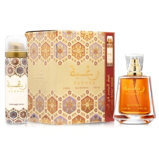 Foto 3 | Set De Perfume Lattafa Raghba Eau De Parfum 100 Ml + Desodorante 50 Ml - Venta Internacional.