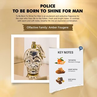 Foto 4 | Perfume Police Born To Shine For Him Edt 125 Ml Para Hombre - Venta Internacional.